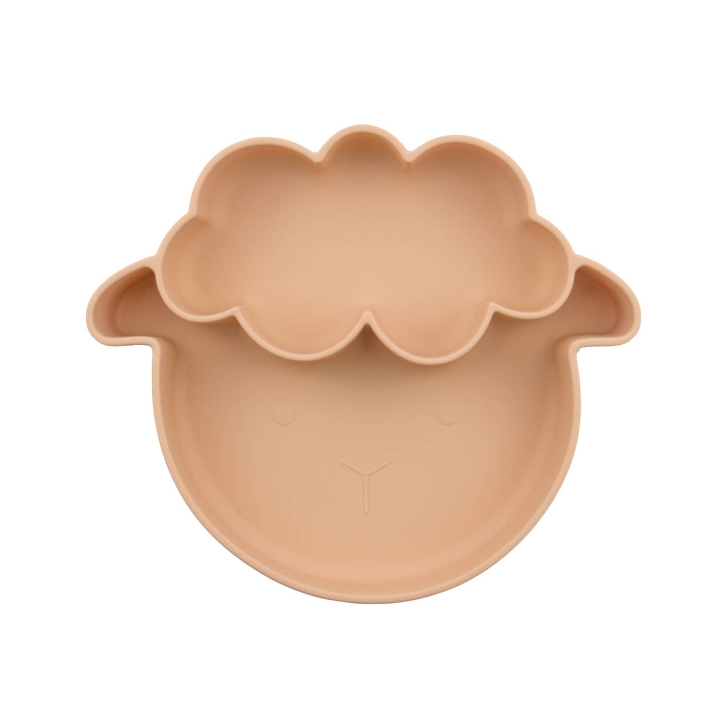 ChoO - Assiette Compartimentée Mouton en Silicone