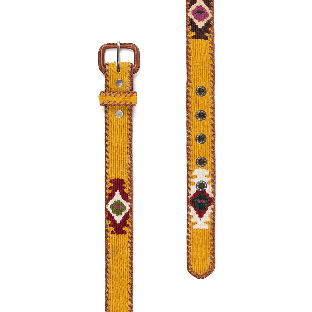 LA MANSA - Mustard Ethnic Belt