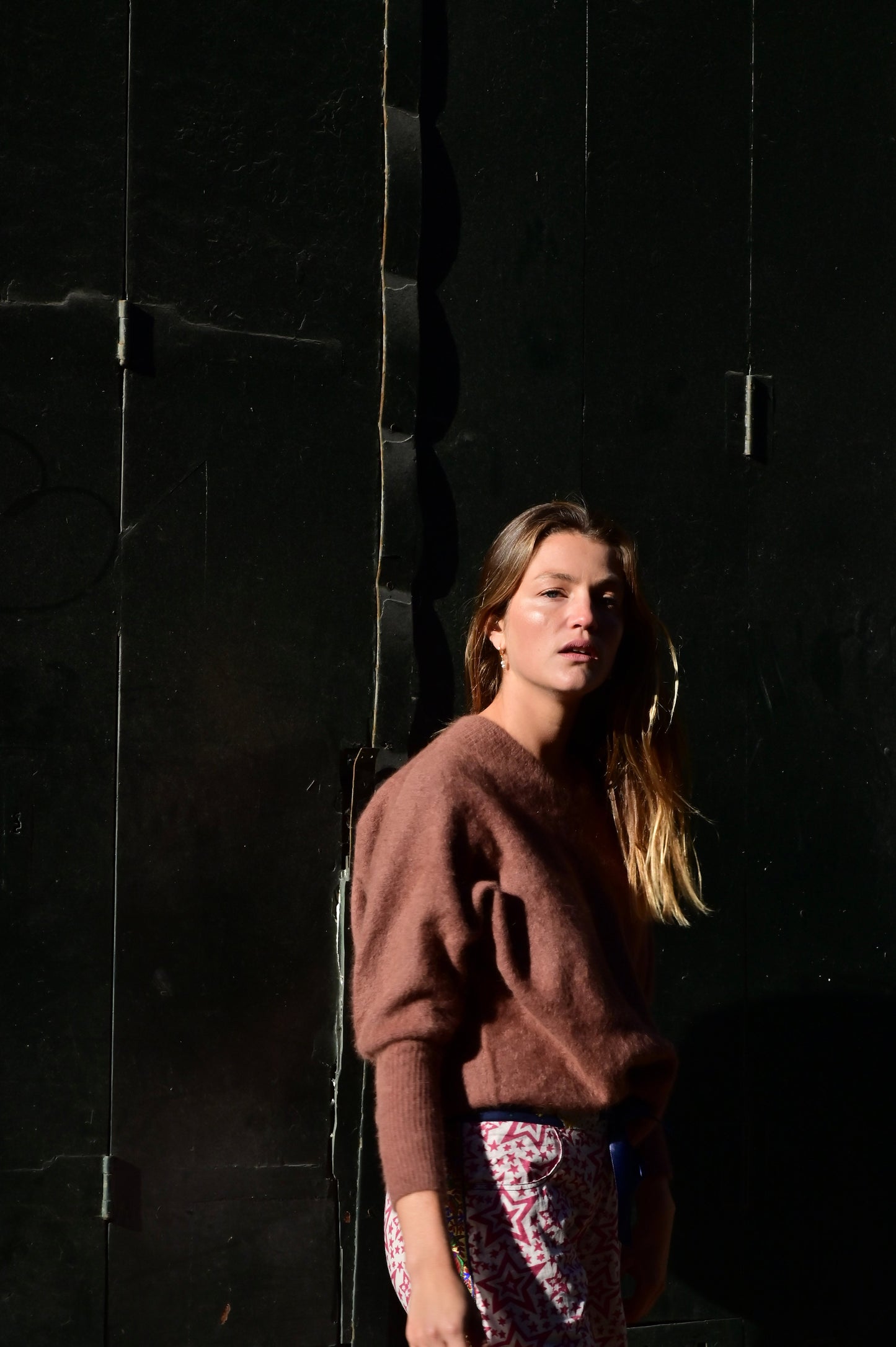 ESTHÈME - Raccoon V-Neck Sweater