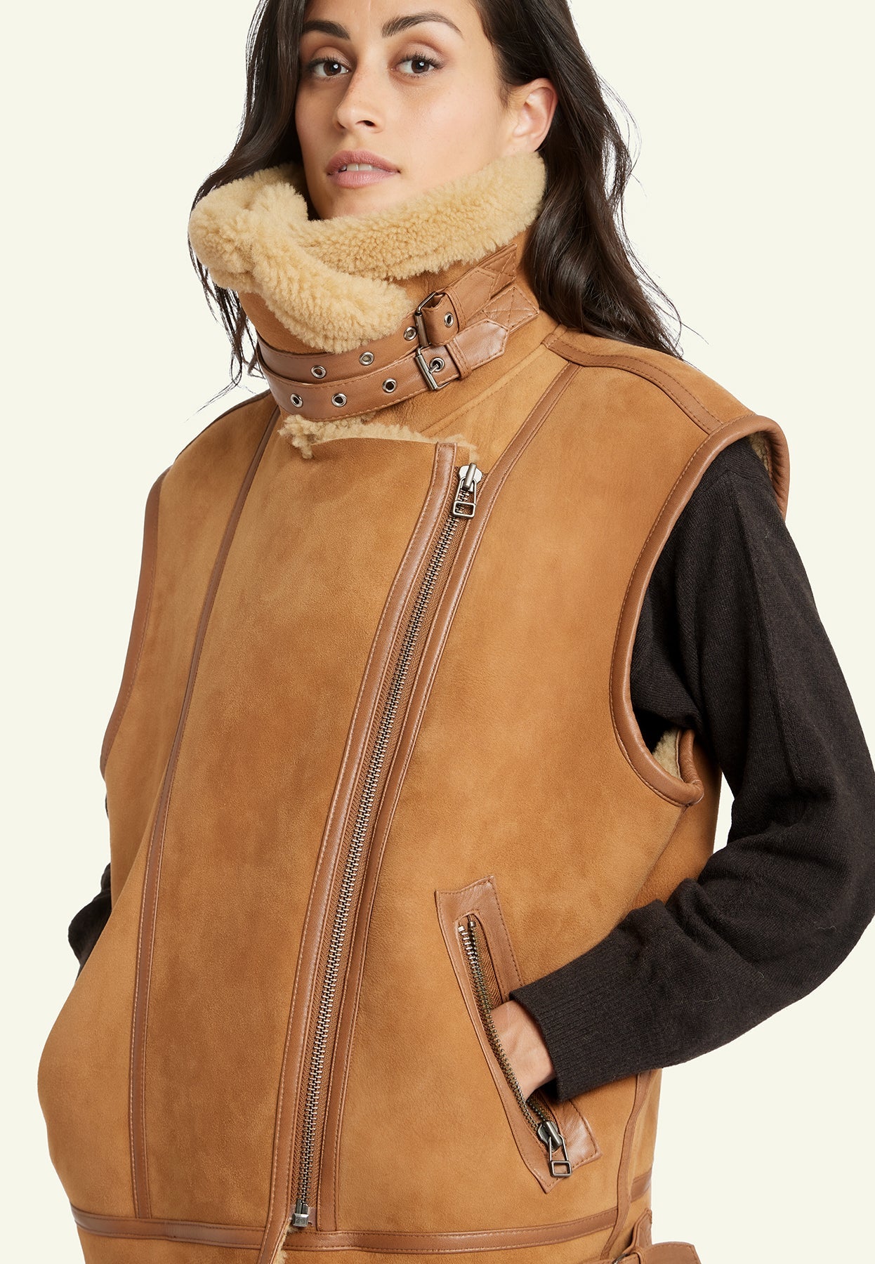 SERGE PARIENTE - Christelle Sleeveless Jacket