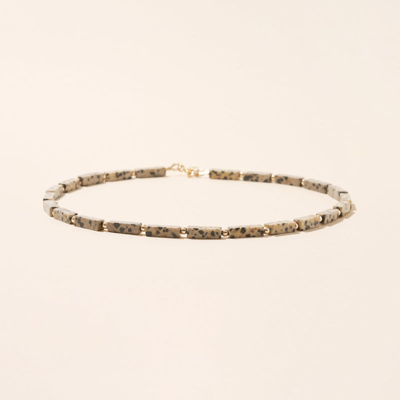 CAMILLE COLETTE STUDIO - COLLIER BAIA JASPE DALMASIEN