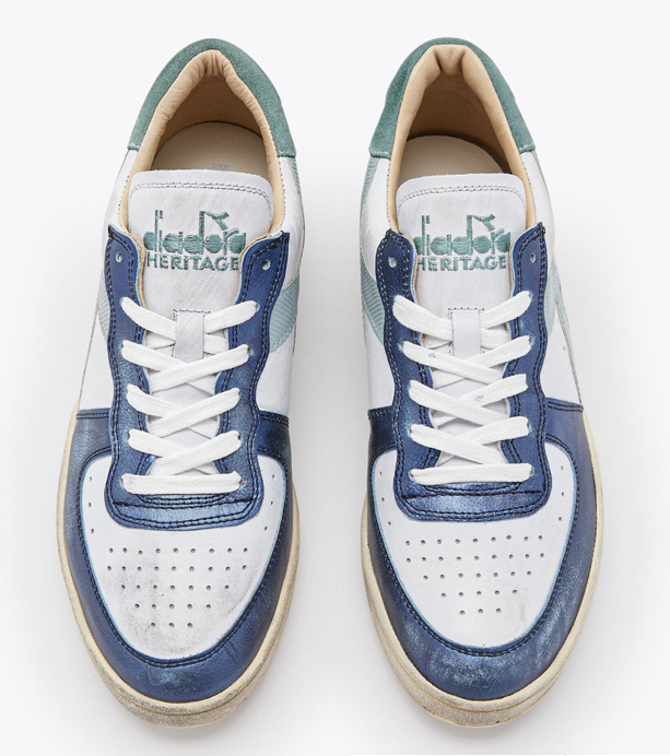 DIADORA – Mid Baskets Low Metallic Blau