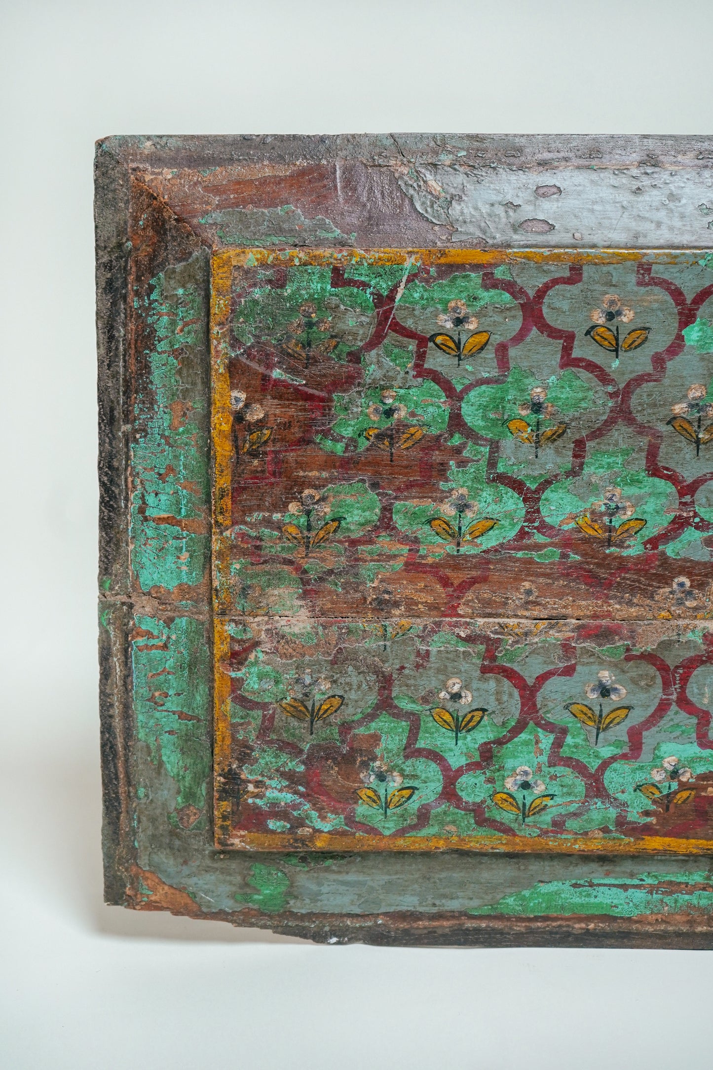 L'ÎLE BLEUE - Peinture sur Bois - Dessous de Plat