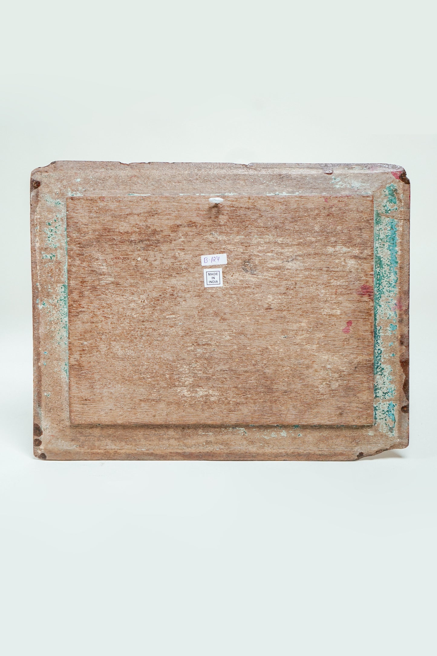 L'ÎLE BLEUE - Peinture sur Bois - Dessous de Plat