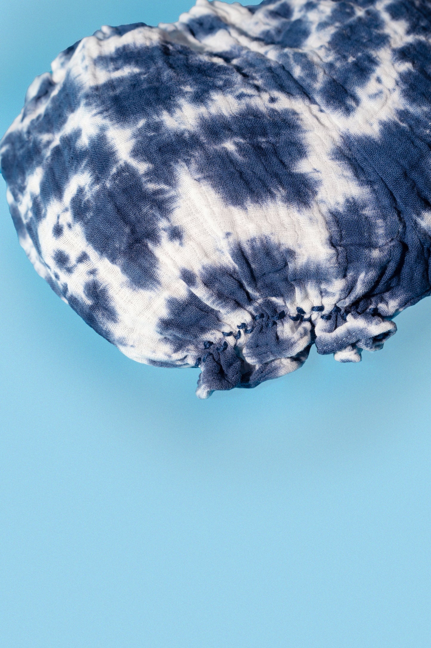 THE BLUE ISLAND - Blue Tie-Dye Cotton Gauze Bloomer