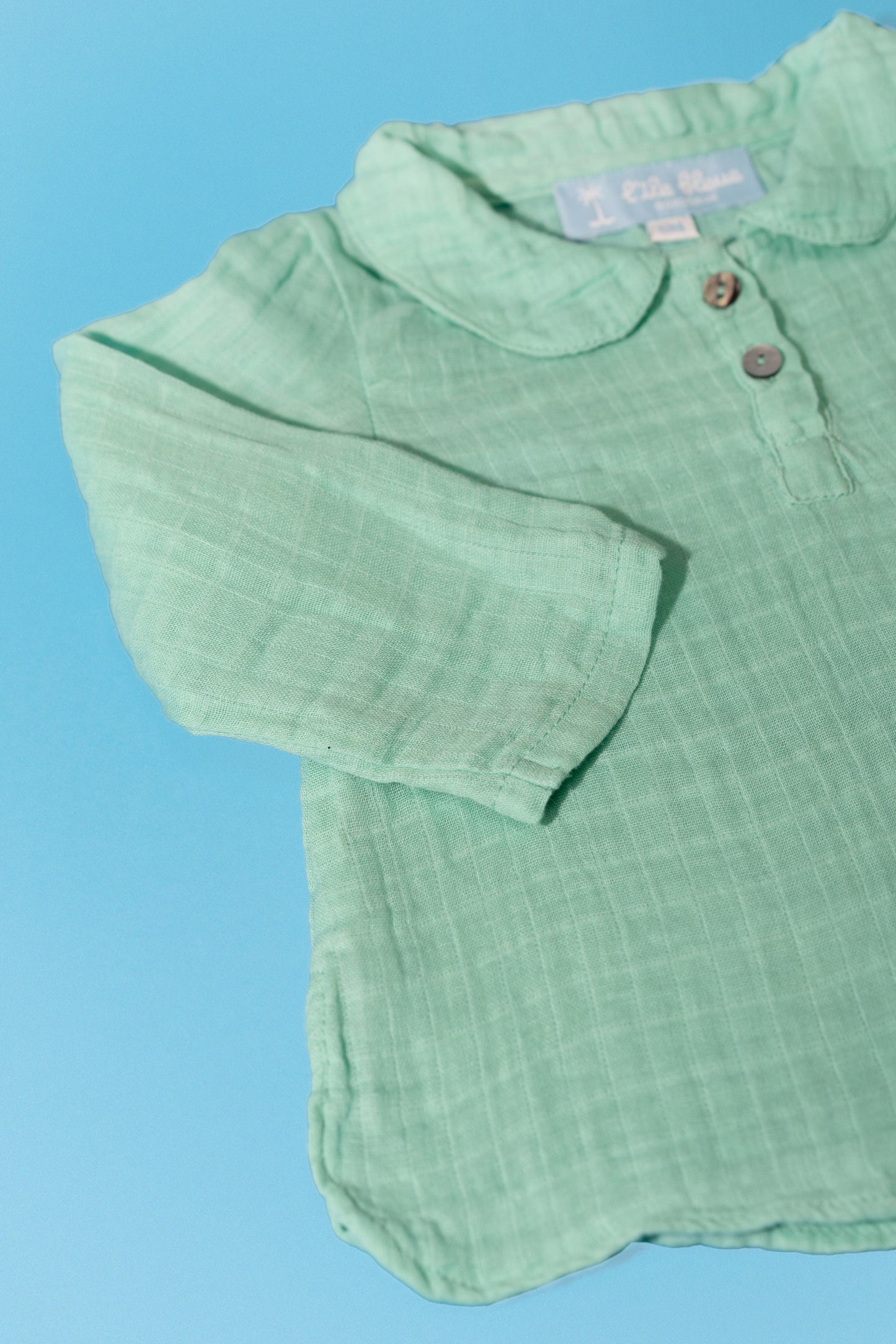 L'ÎLE BLEUE - Chemise Eugène Vert