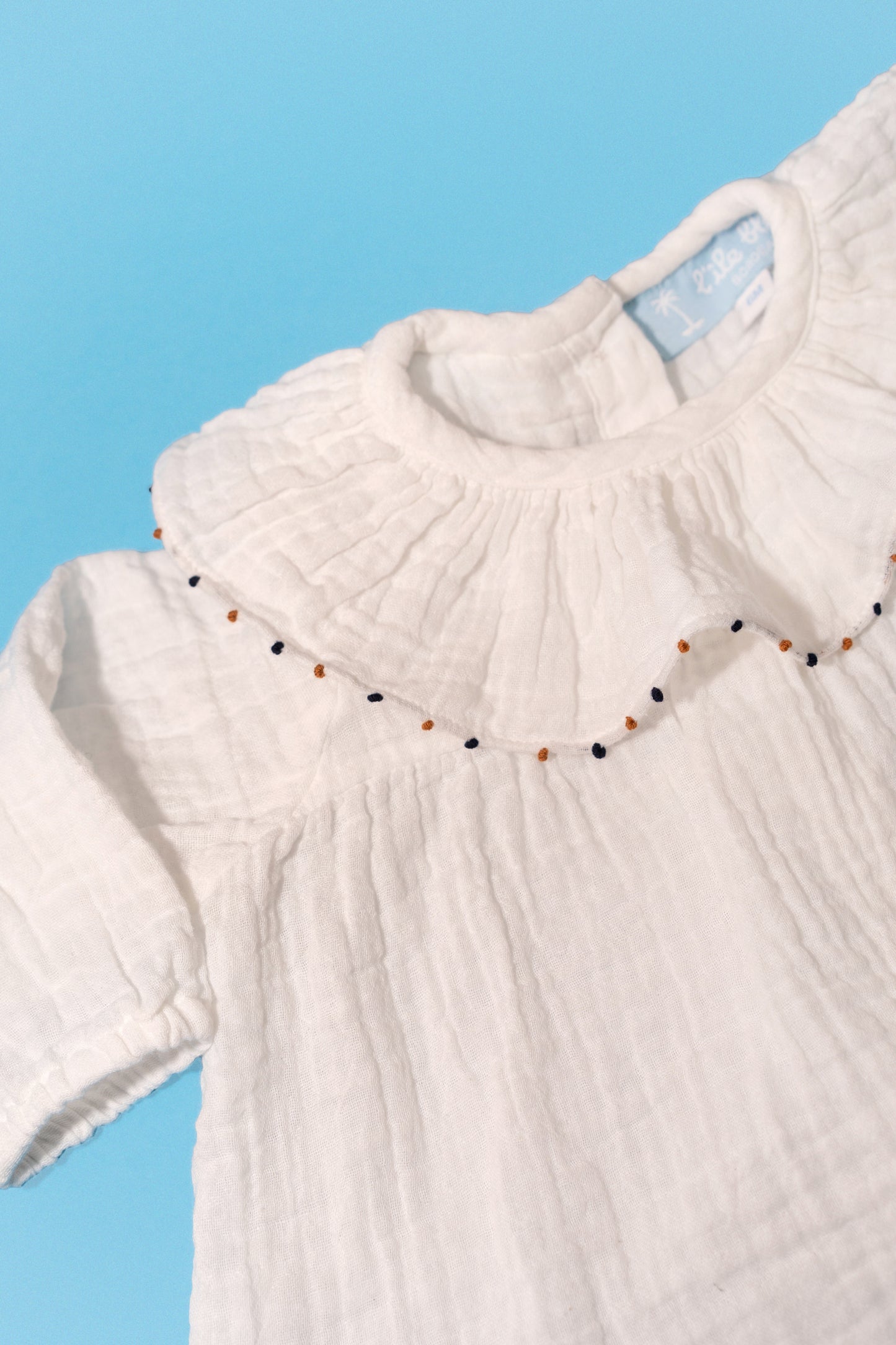 L'ÎLE BLEUE - Blouse Lou Multi Bébé