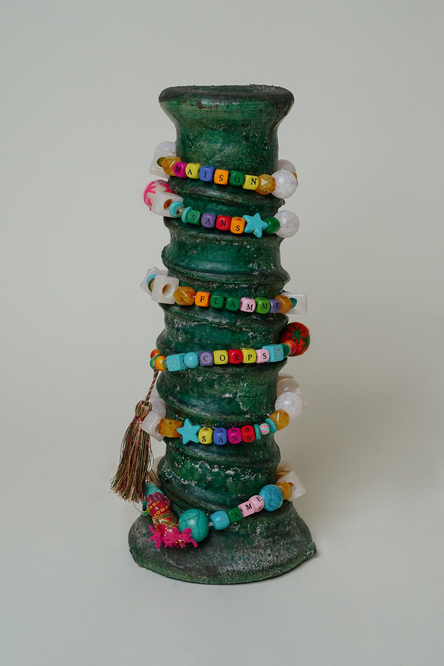 L'ÎLE BLEUE - Vase Tamgroute Perles