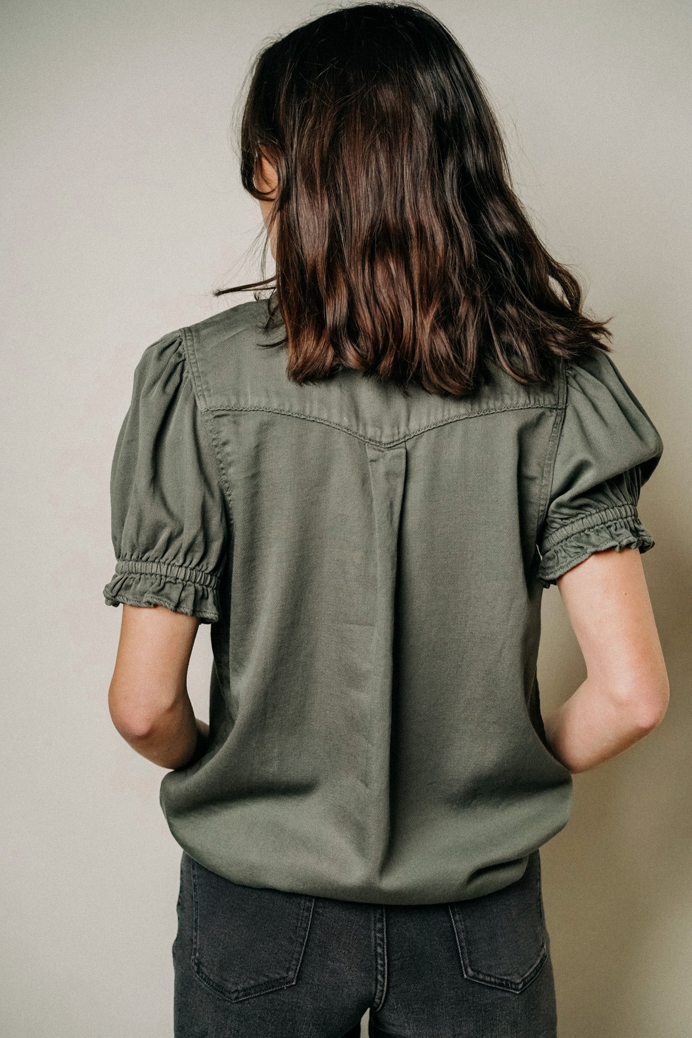 ACQUAVERDE - Blouse Janet Military