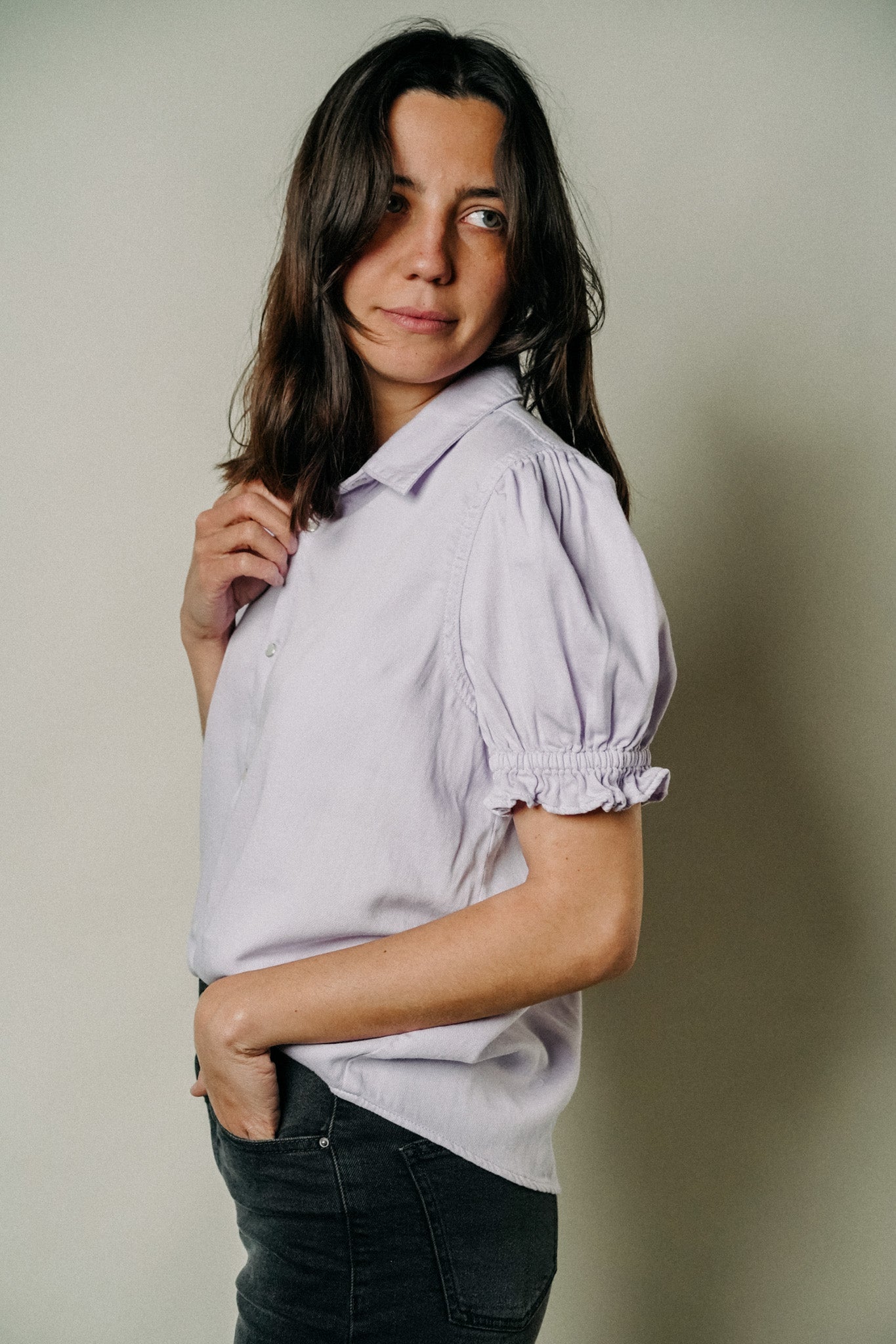 ACQUAVERDE - Janet Lavender Blouse