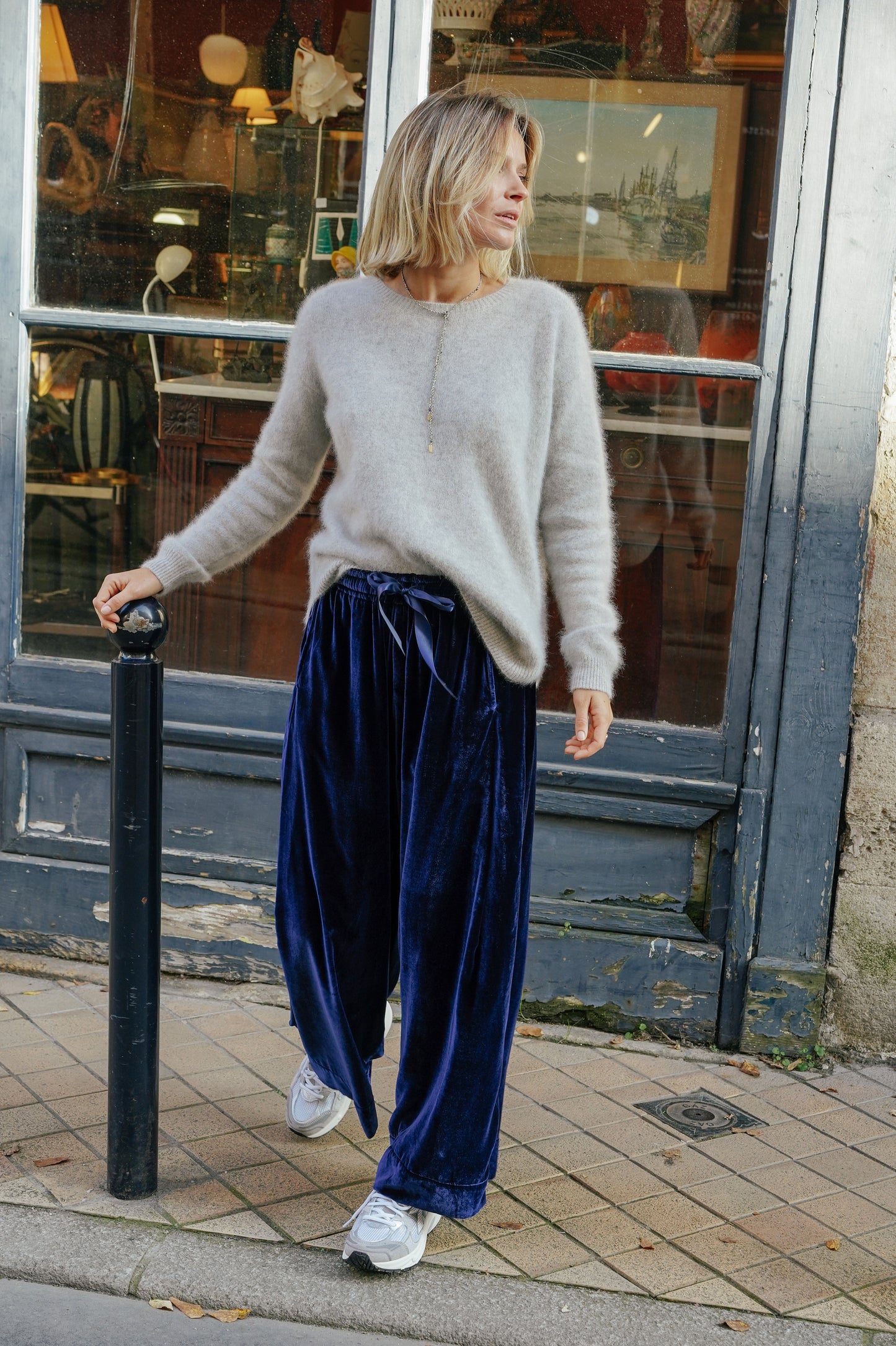 THE BLUE ISLAND - Guite Blue Trousers