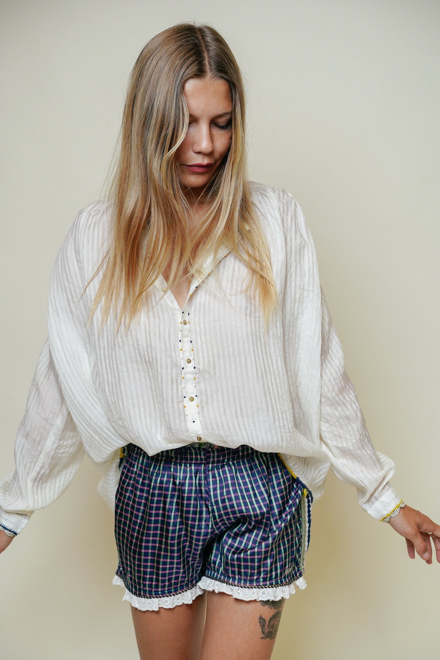 THE BLUE ISLAND - Lily Silk Blouse