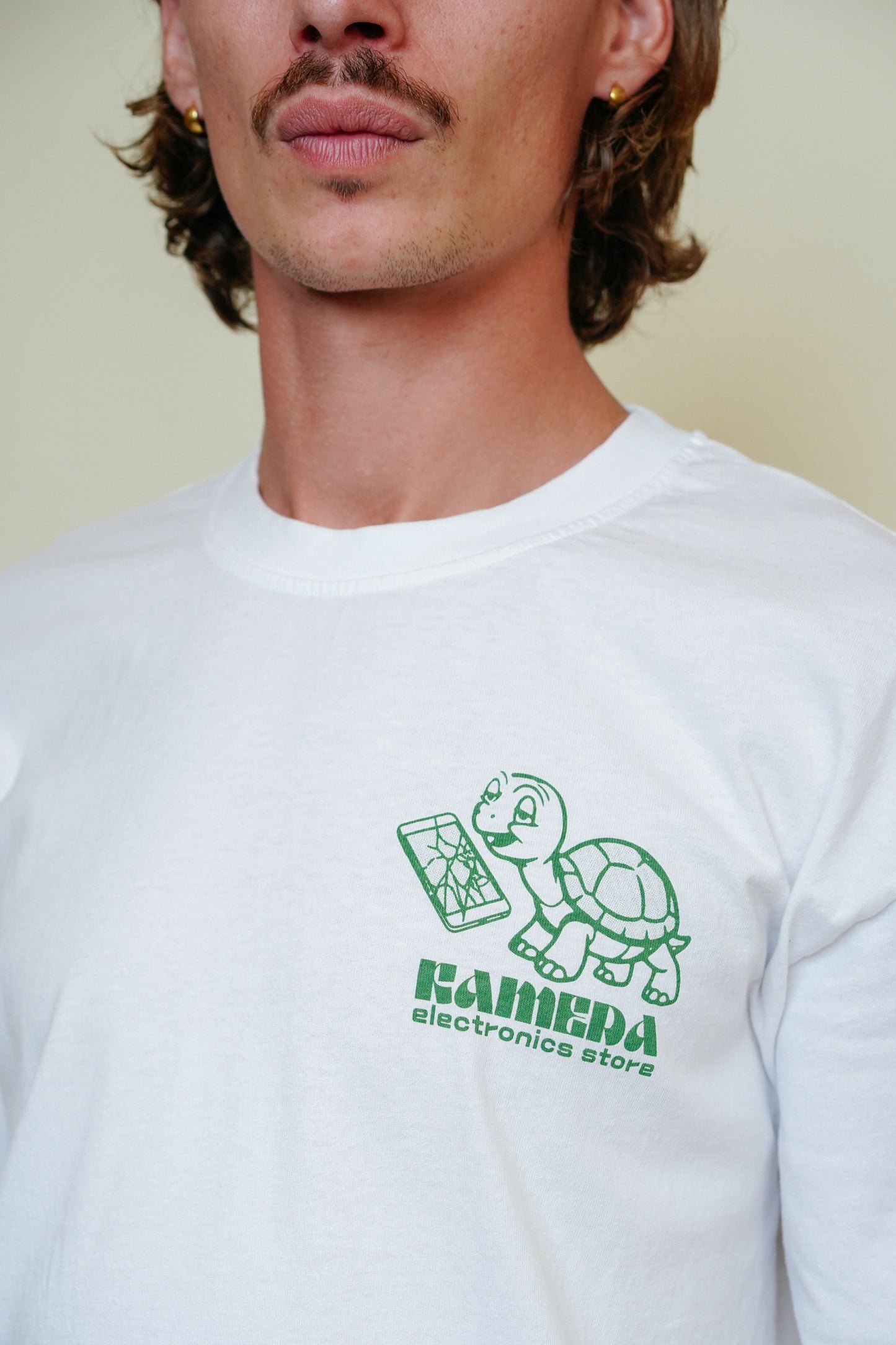 EDWIN - Tee-shirt Kamera White