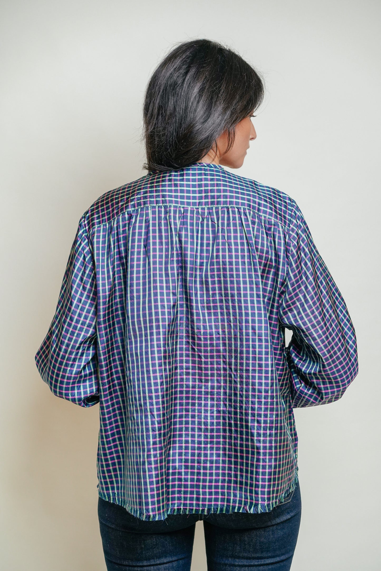 L'ÎLE BLEUE - Blouse Kamini Silk Navy