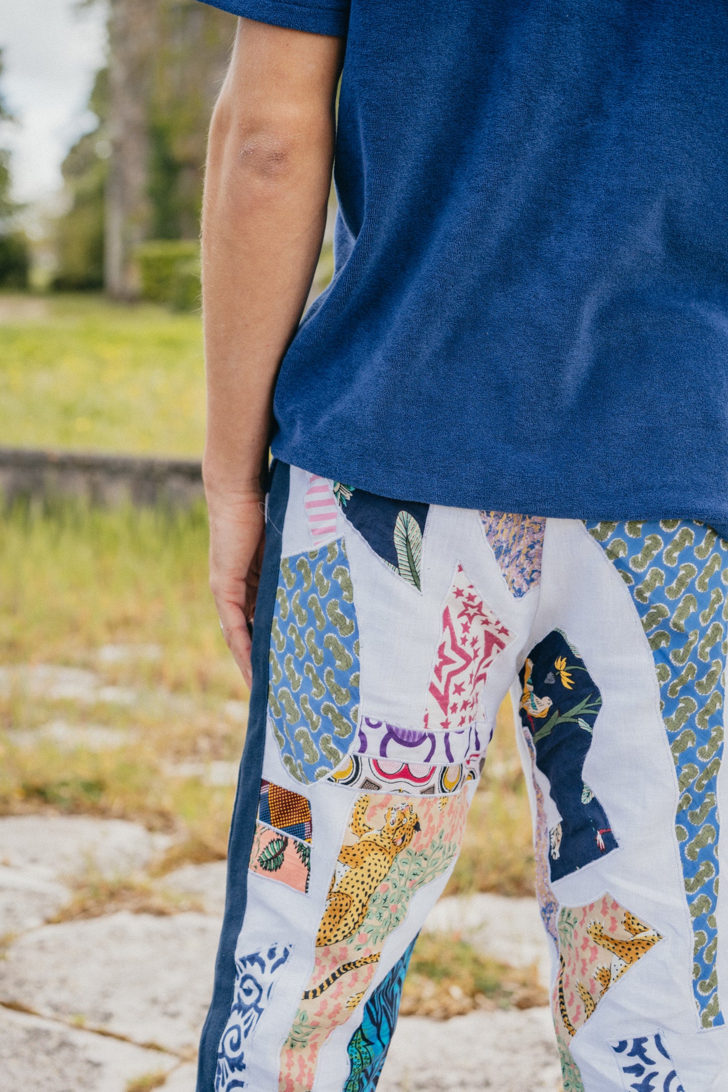 L'ÎLE BLEUE - Boubou Patchwork