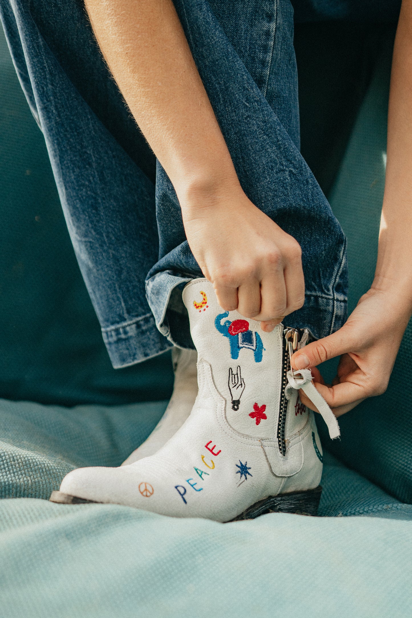 MEXICANA - Paraiso White Crackelada