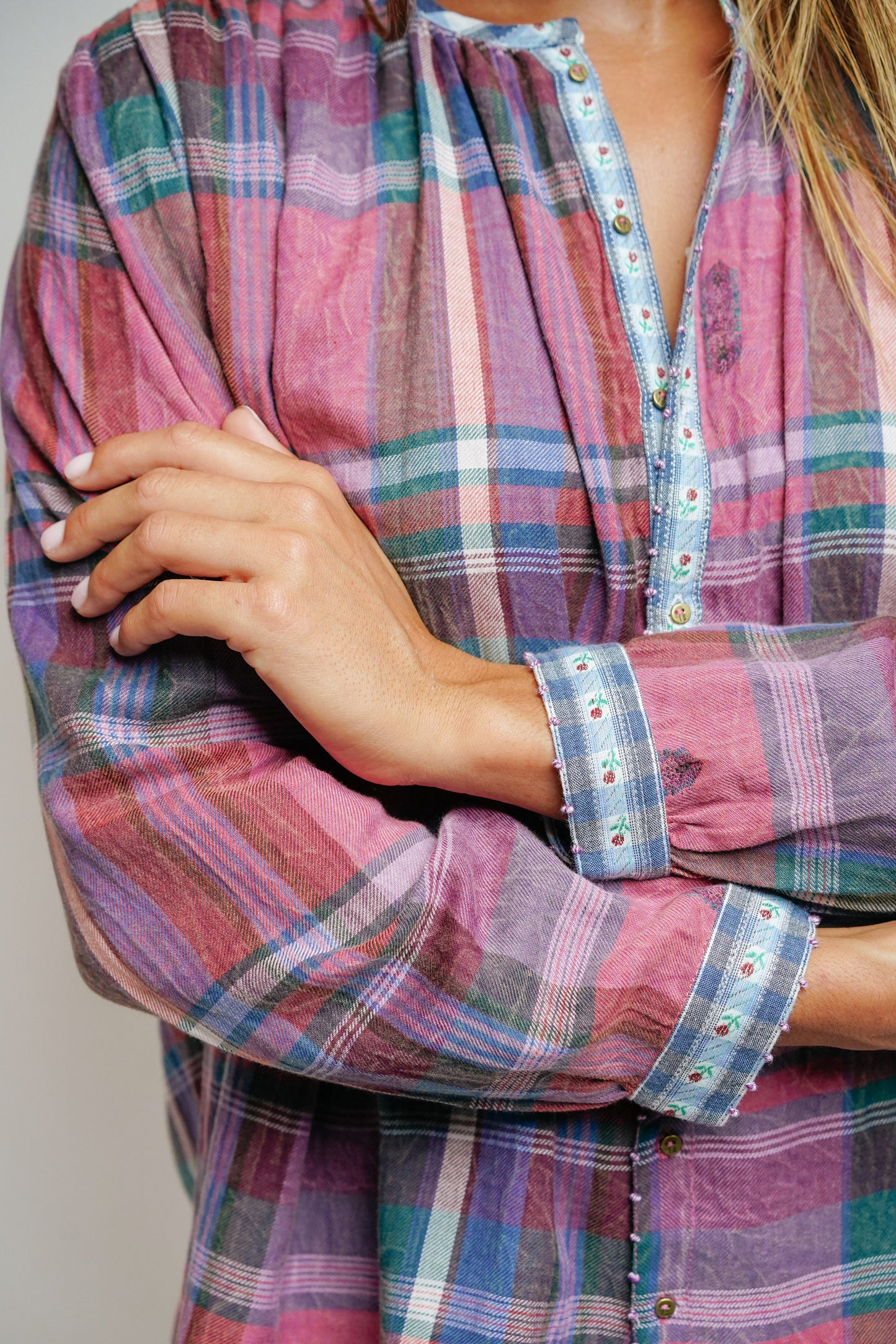 L'ÎLE BLEUE - Blouse Lily Purple