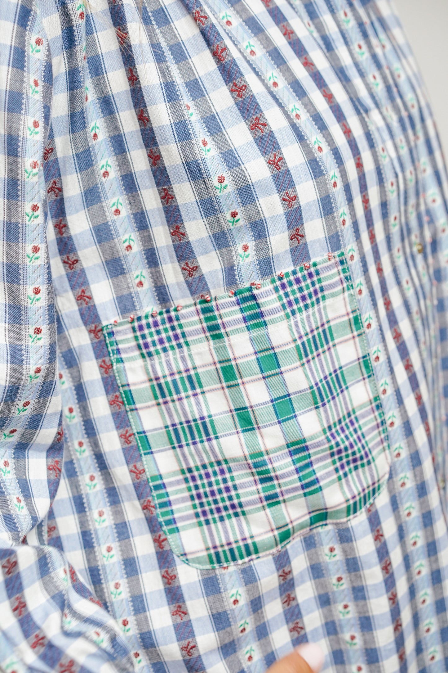 L'ÎLE BLEUE - Blouse Kamini Fleurs