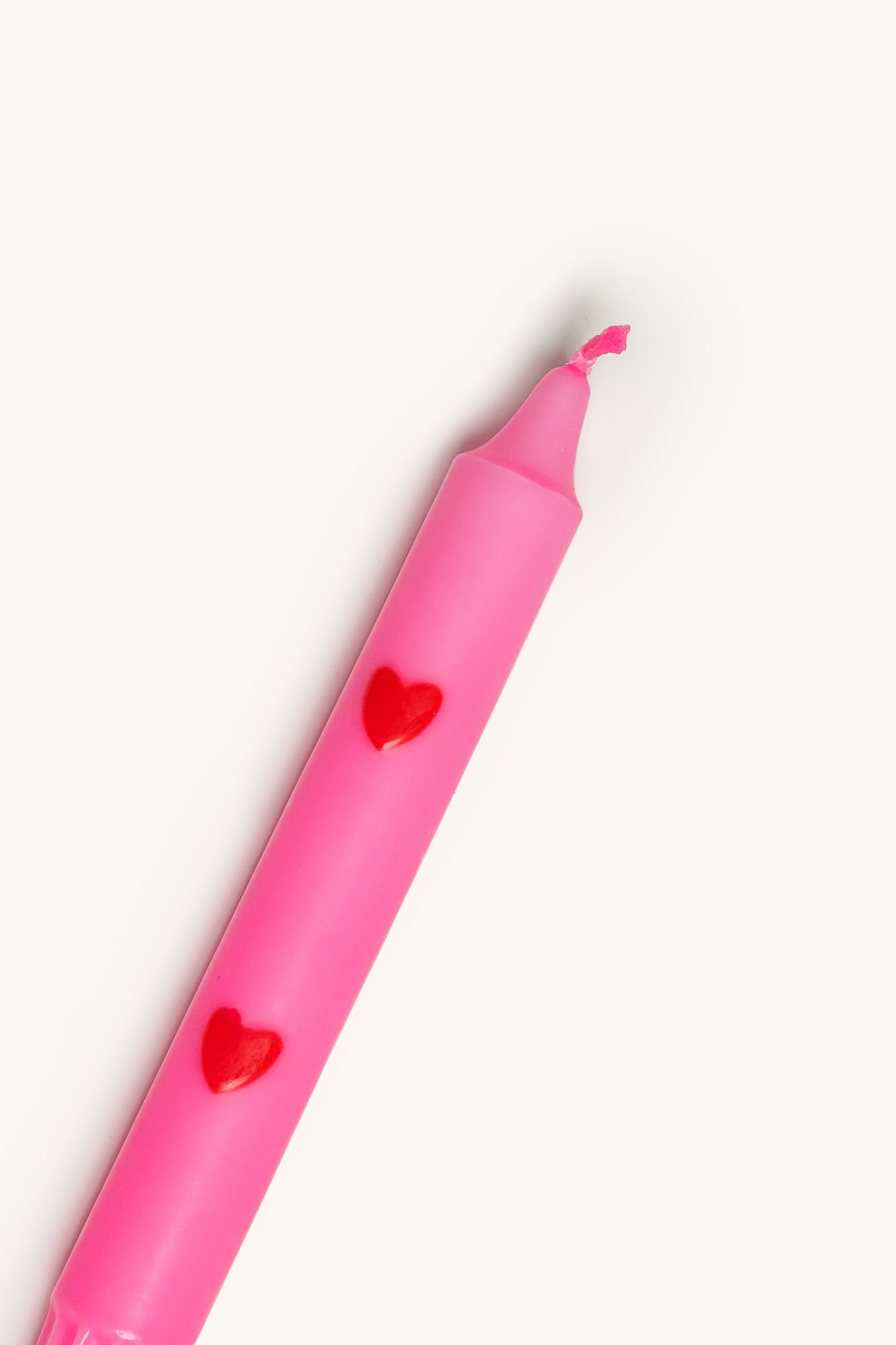 AIFCANDLES - BOUGIE À COEURS ROSE