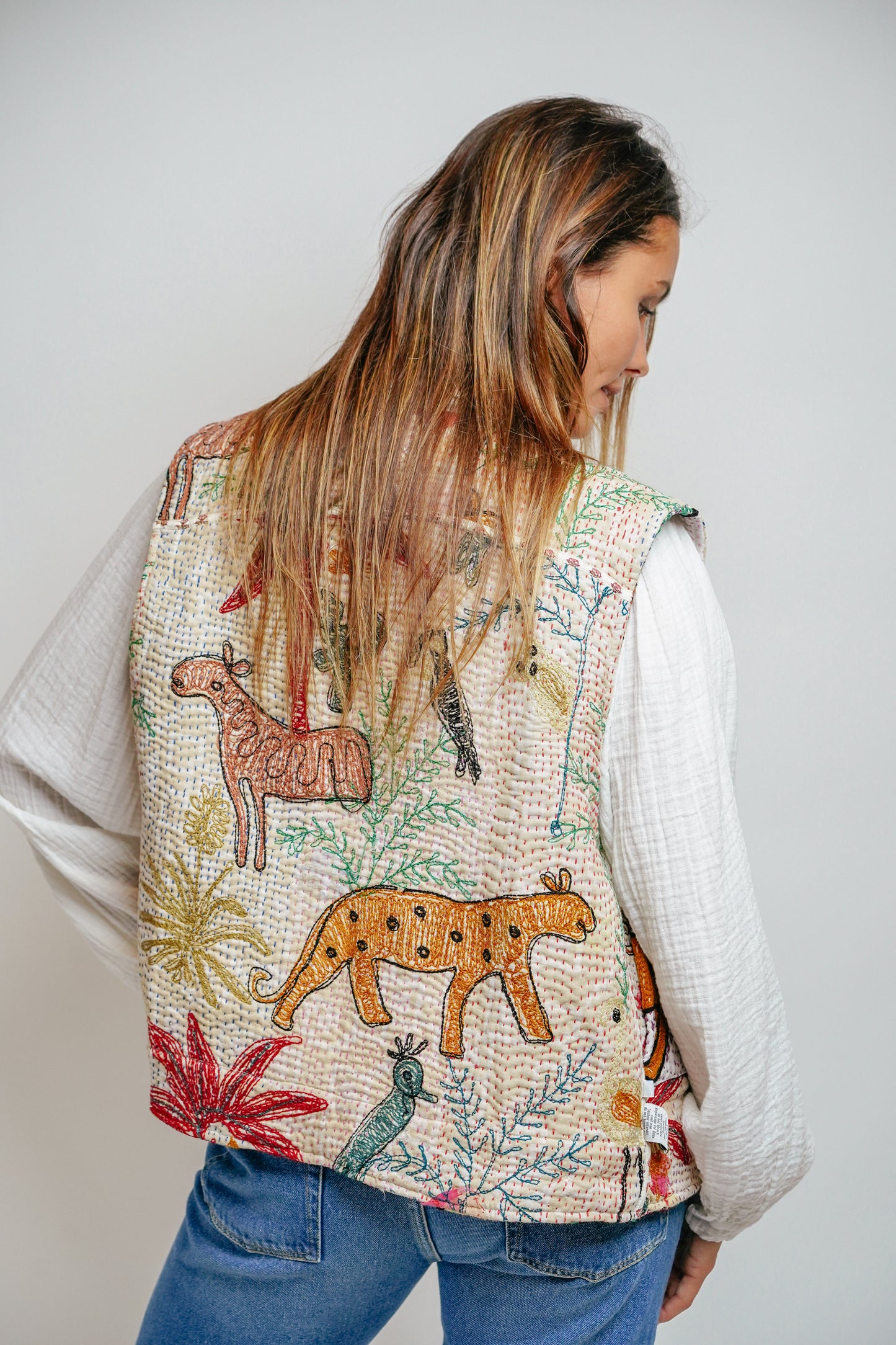 L'ÎLE BLEUE - Gilet Annie Animal 1