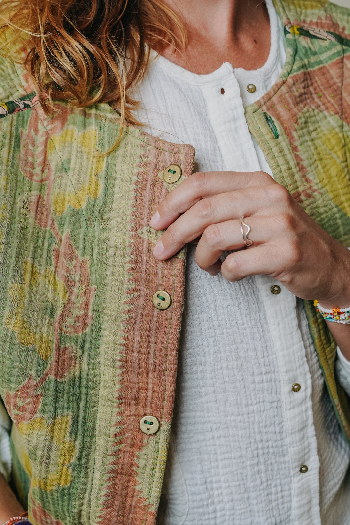 L'ÎLE BLEUE - Gilet Kantha 5