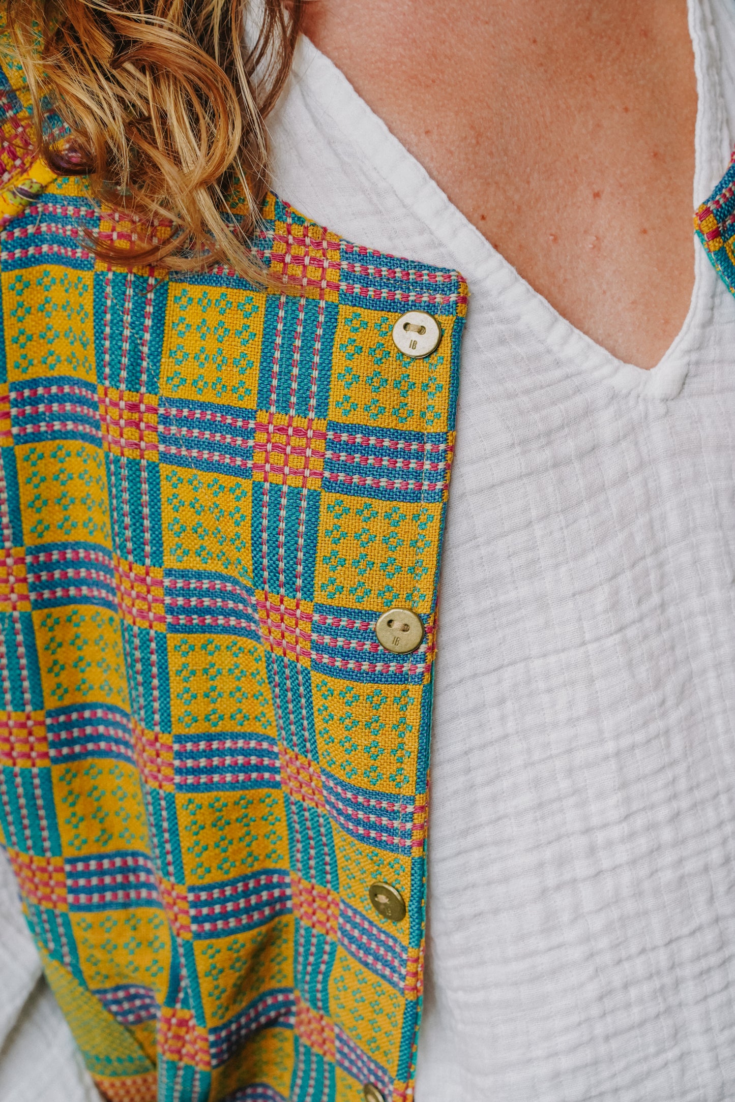 L'ÎLE BLEUE - Gilet Kantha 4