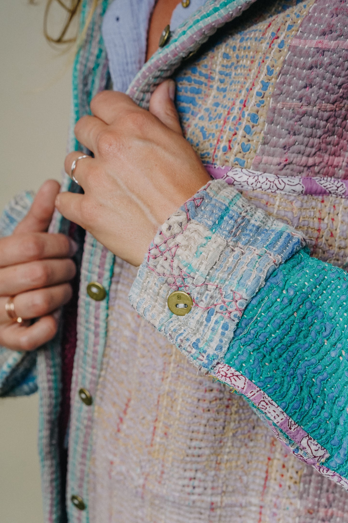 THE BLUE ISLAND - Kantha Jacket 4