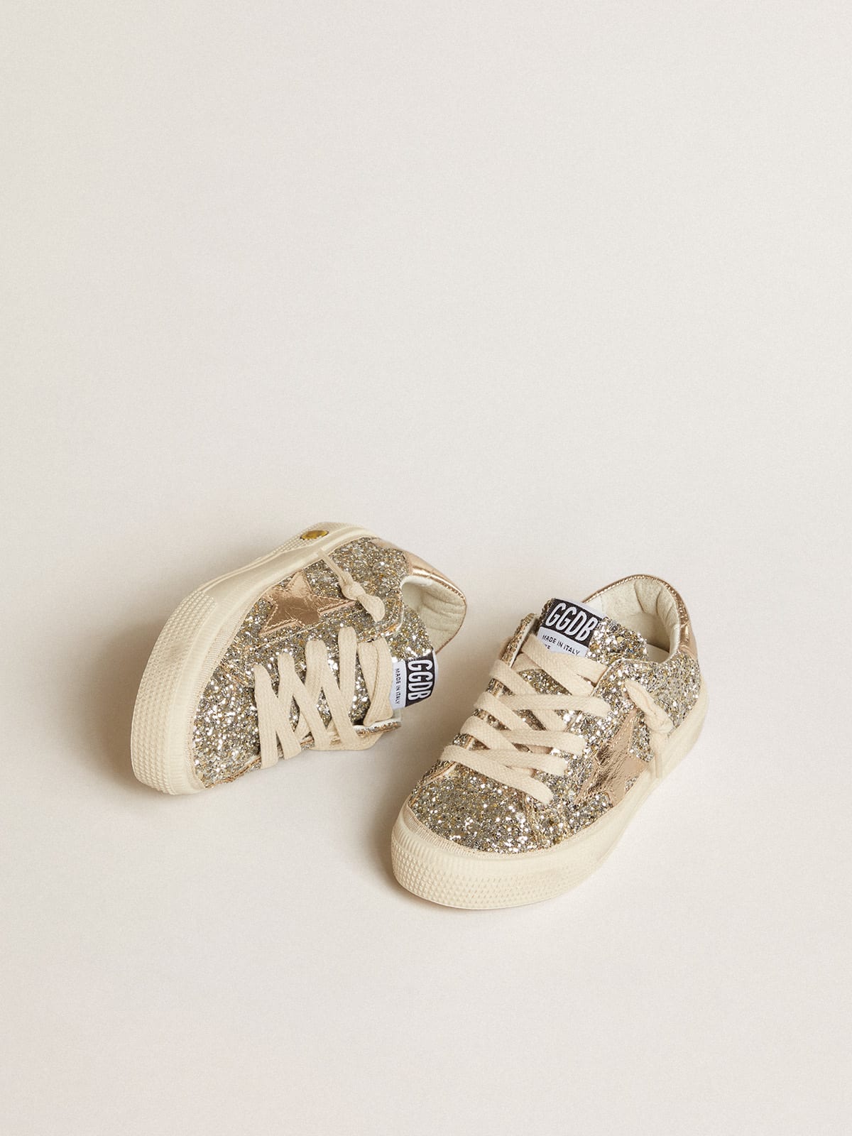 GOLDEN GOOSE - May Glitter Laminated