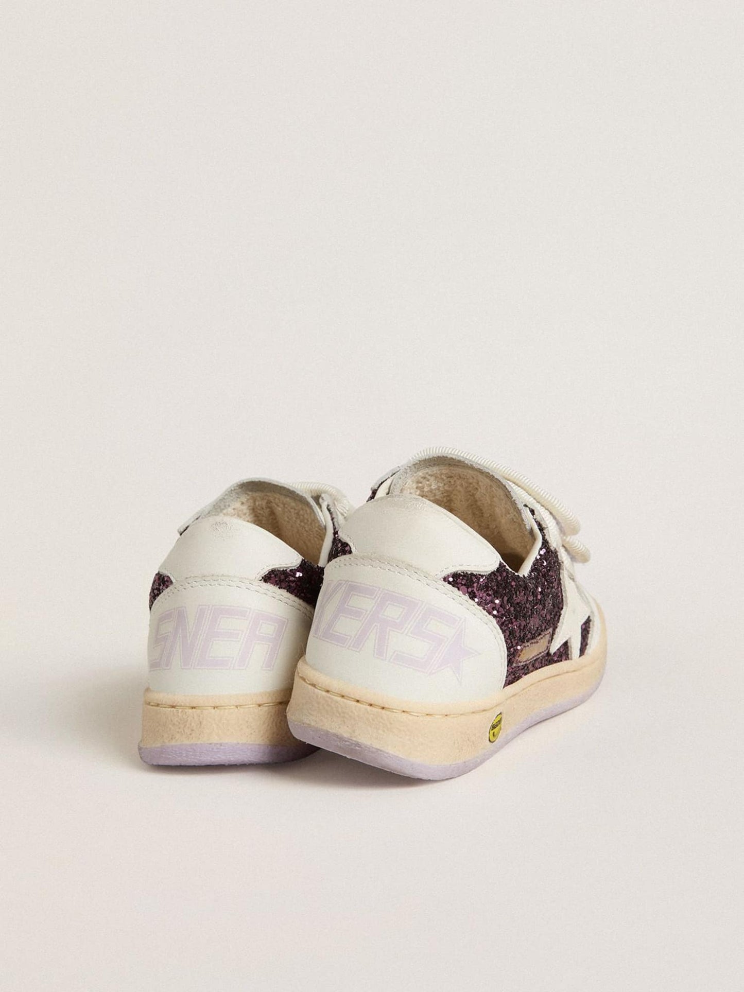 GOLDEN GOOSE - Ball Star Glitter Purple