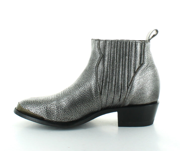 MEXICANA - Kristinne Cowhide Metallo Silver