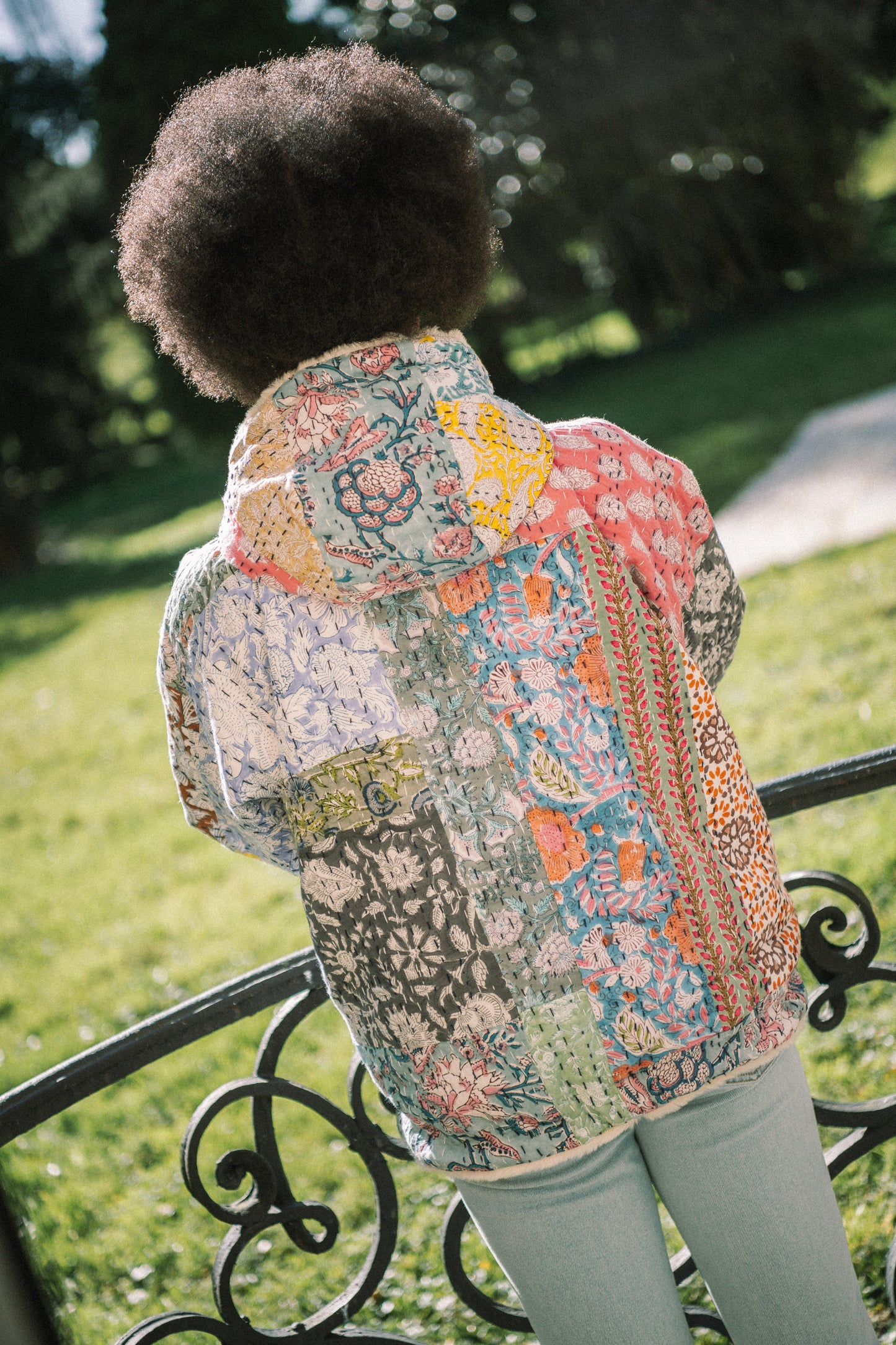 THE BLUE ISLAND - One-of-a-kind Hoody Coat