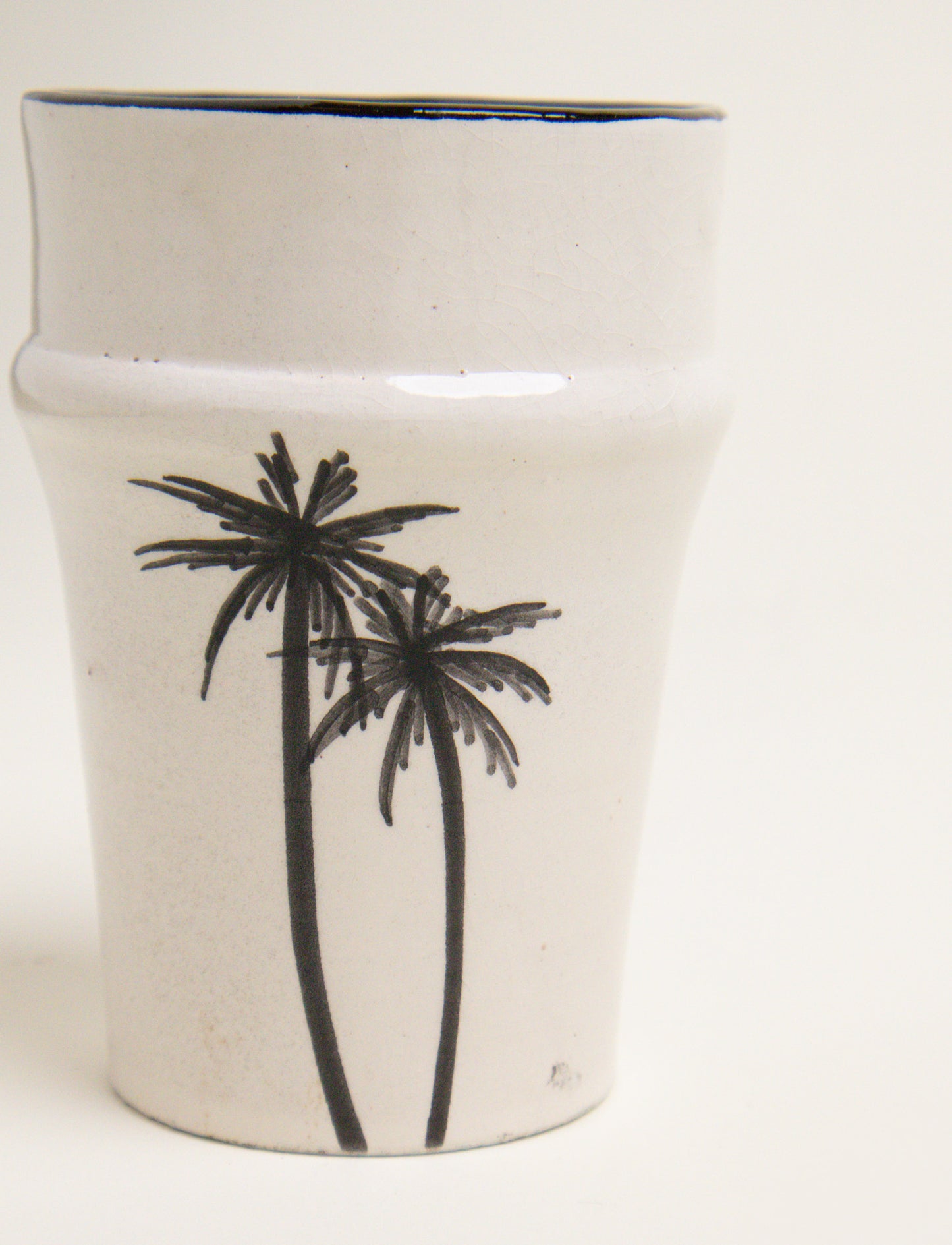 L'ÎLE BLEUE - Tasse Palmier Noir