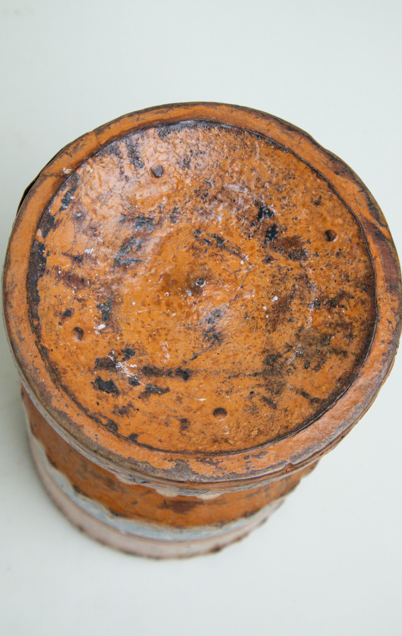 L'ÎLE BLEUE - Bougeoir Acacia Navy Orange