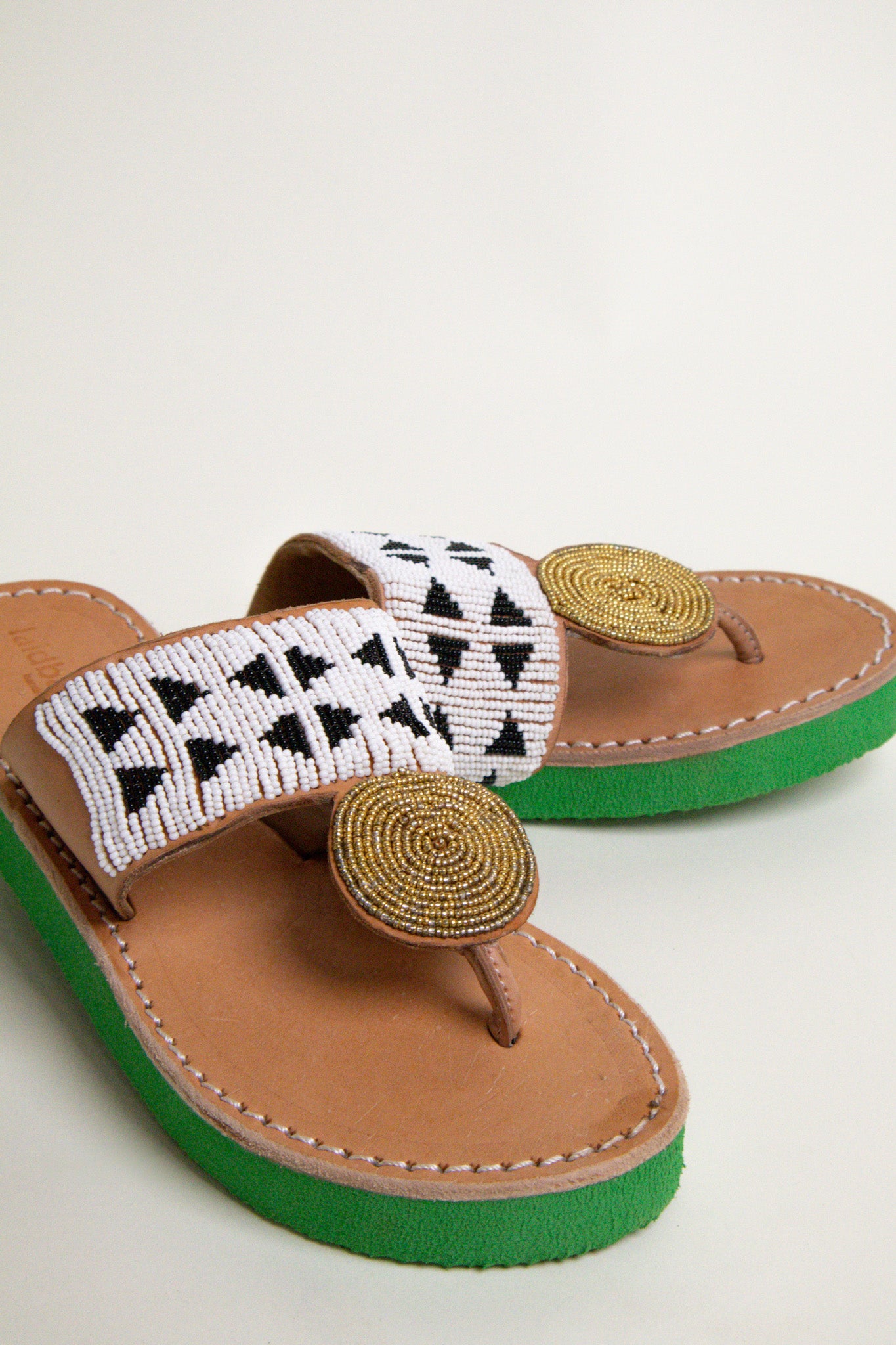 LAIDBACK - Sandales Heron Green