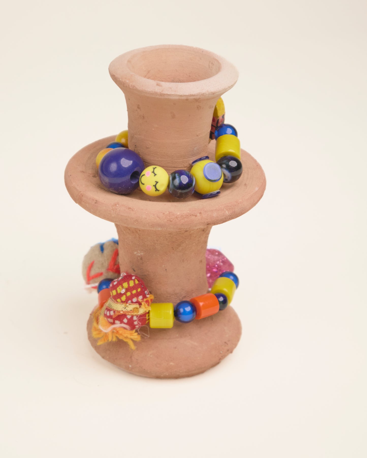 L'ÎLE BLEUE - Bougeoir Terre Cuite XS