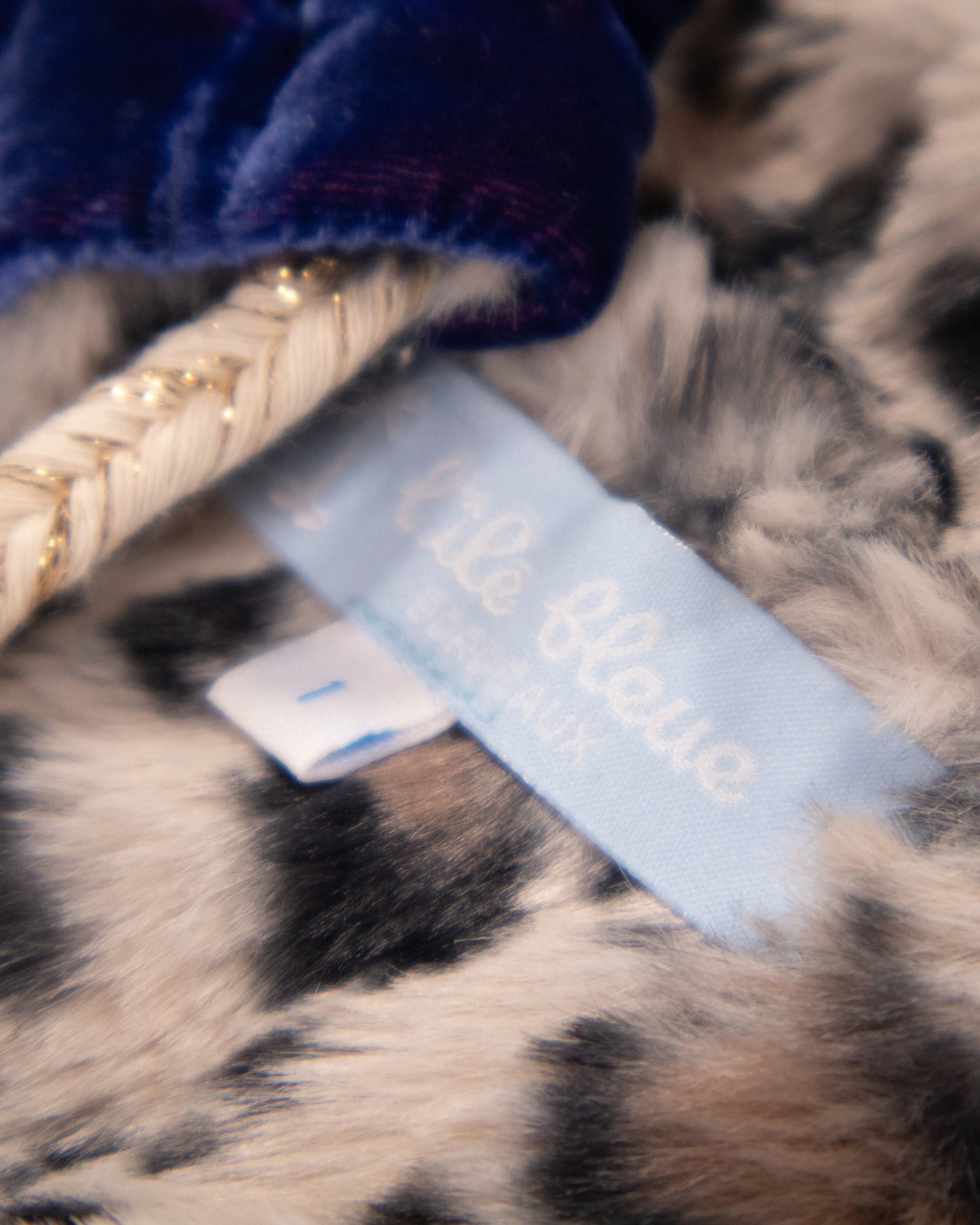 L'ÎLE BLEUE - MANTEAU MEENU FOURRÉ LEOPARD EN VELOURS 11
