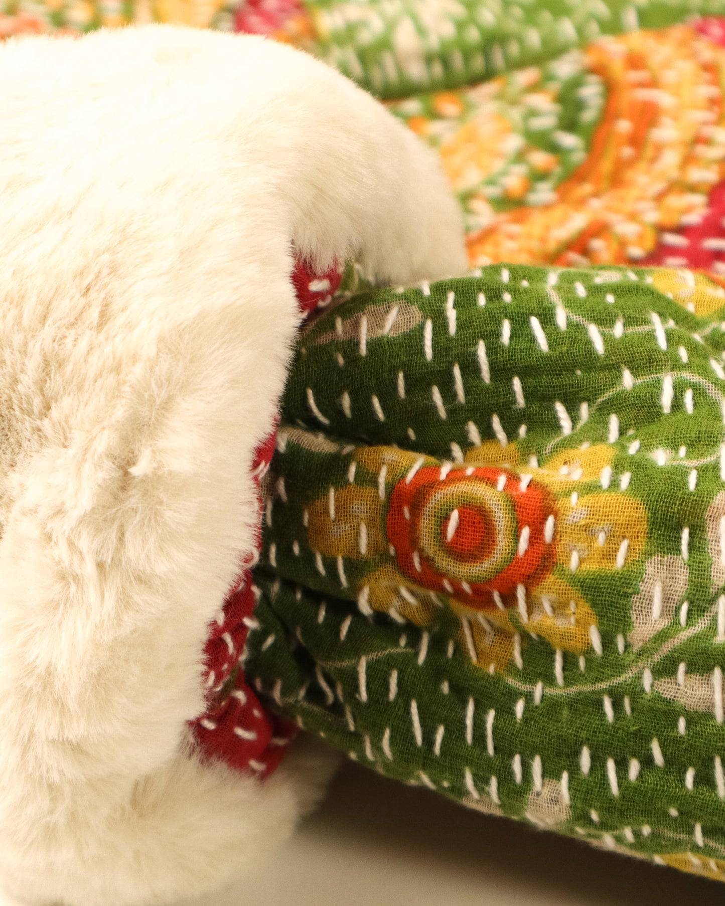 L'ÎLE BLEUE - MANTEAU FOURRÉ NATURE SUZANI COULEUR 1