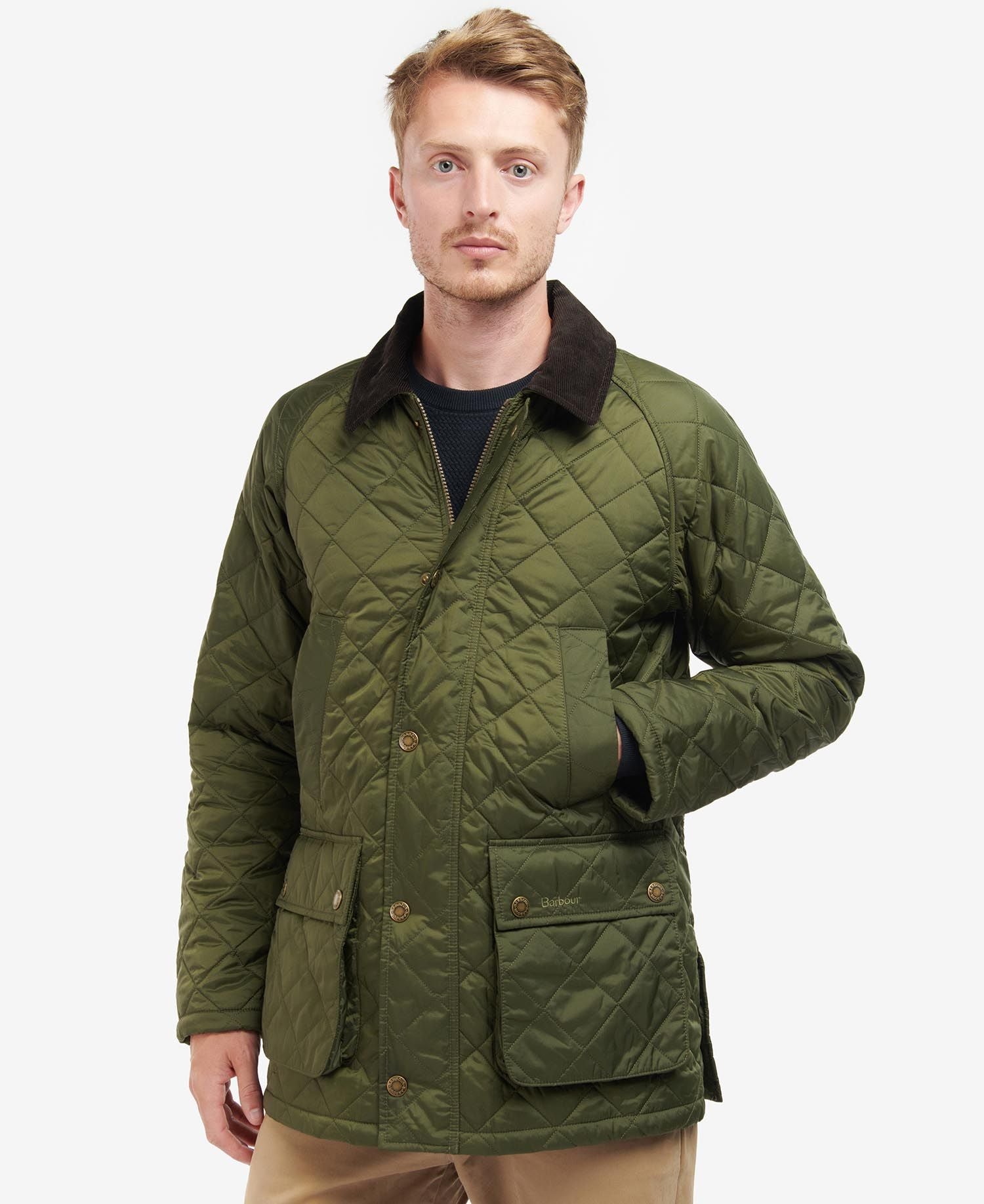 Mens barbour quilted jacket online