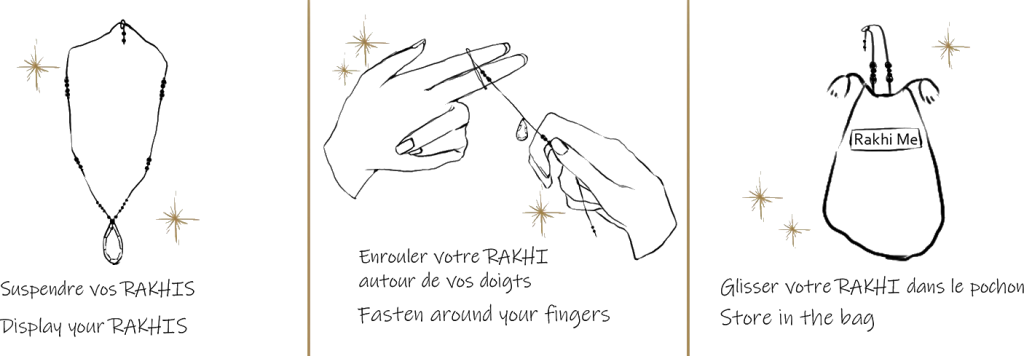 RAKHI ME - Collier Petit Talisman Capri Amétrine