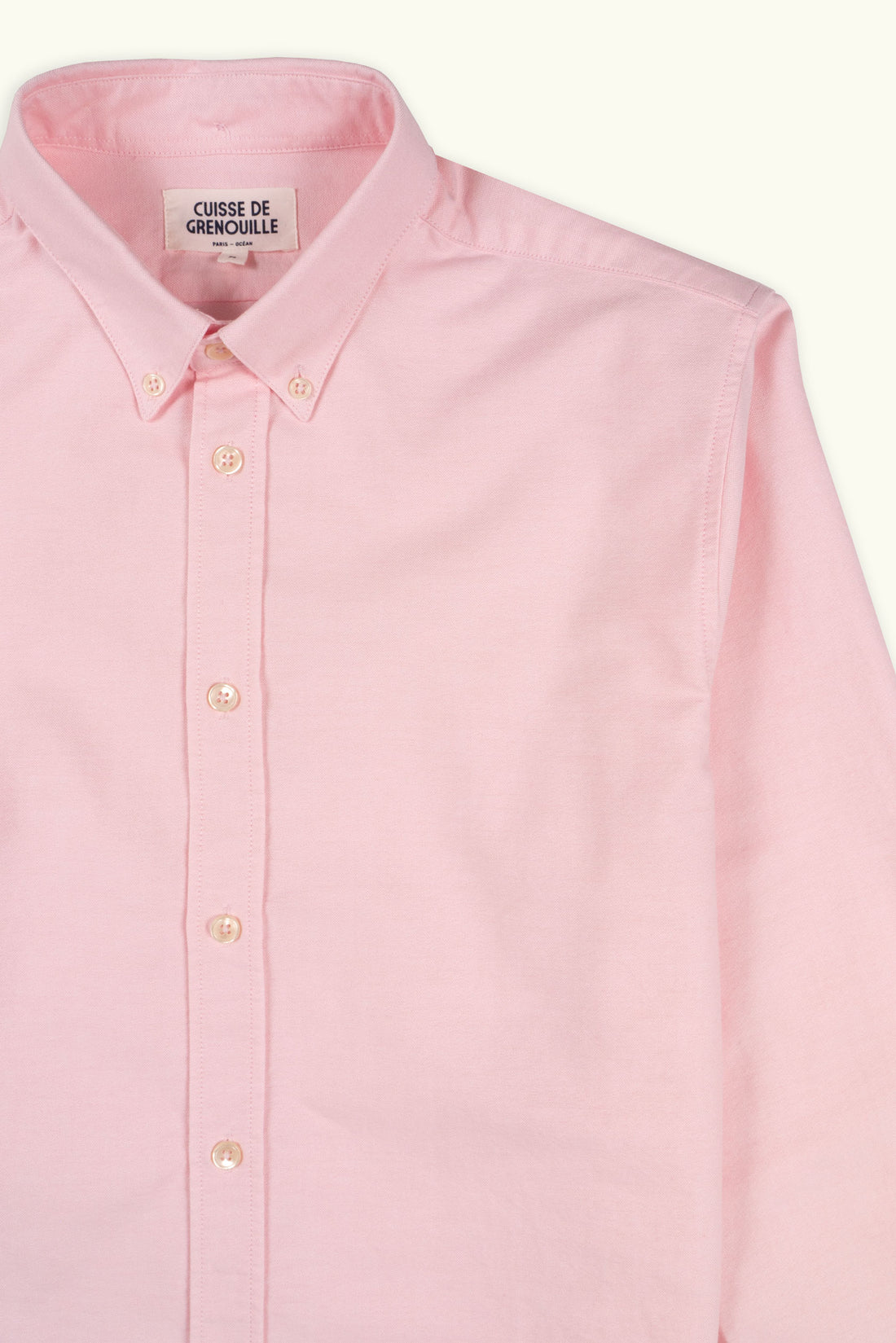 CUISSE DE GRENOUILLE - Chemise Oxford Rose
