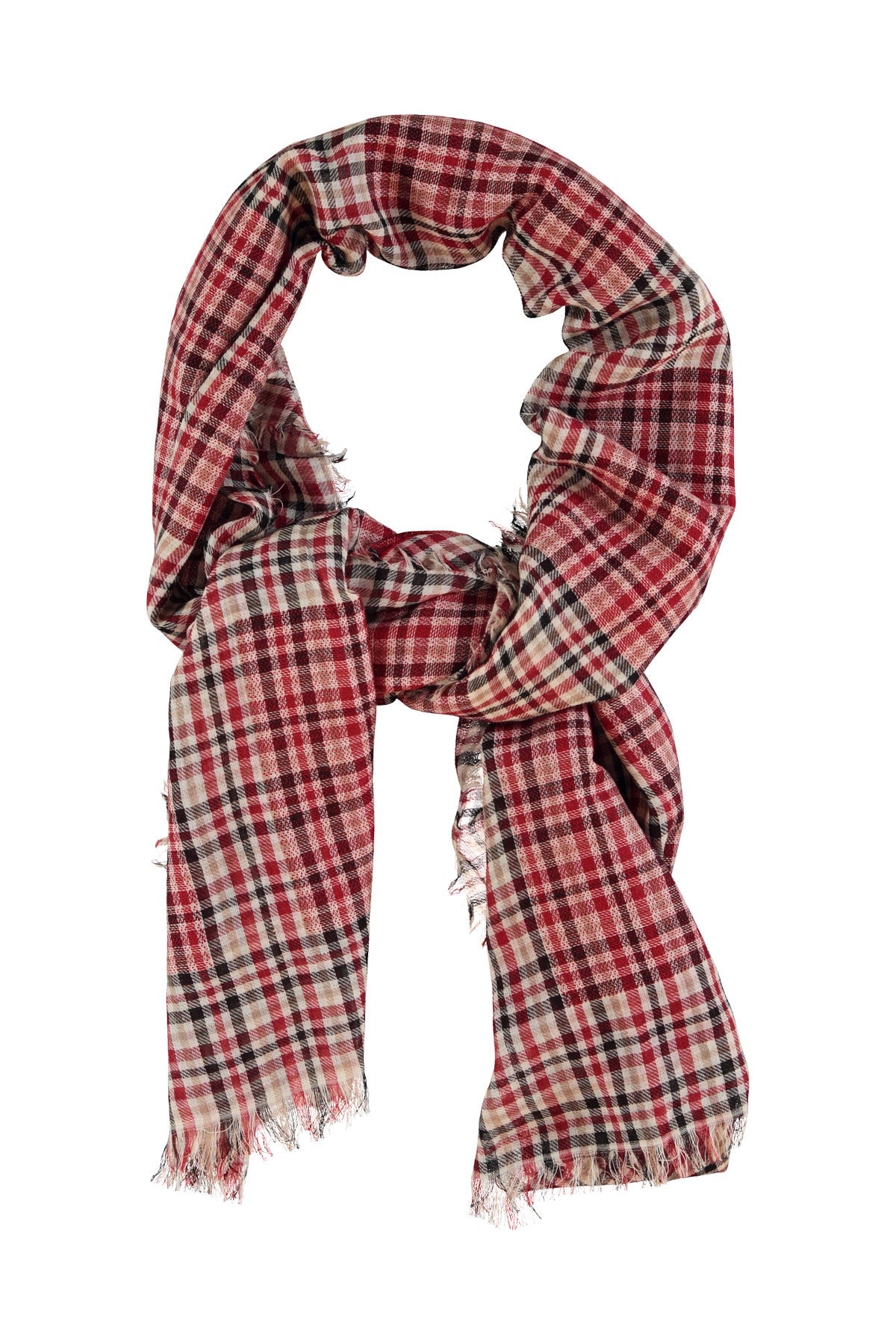 Foulard Victoria's Secret Hiver – Angel Rouge/noir – Carreaux – Laine Douce – Neuf Avec étiquette