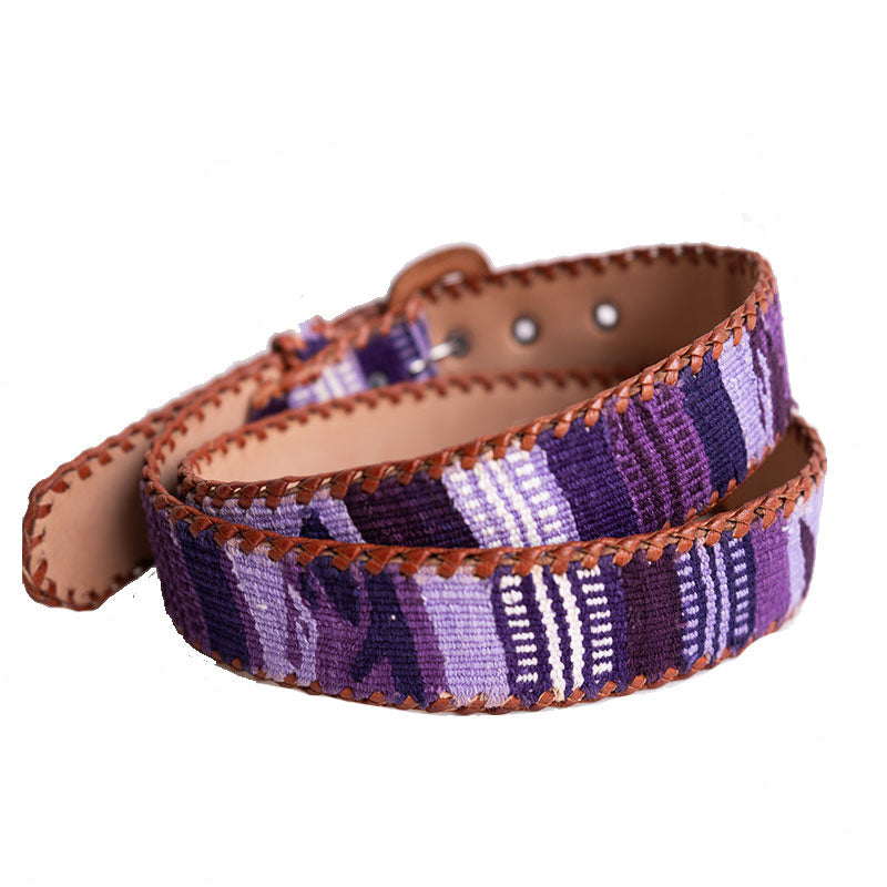 LA MANSA - Morado Cebra Ethnic Belt