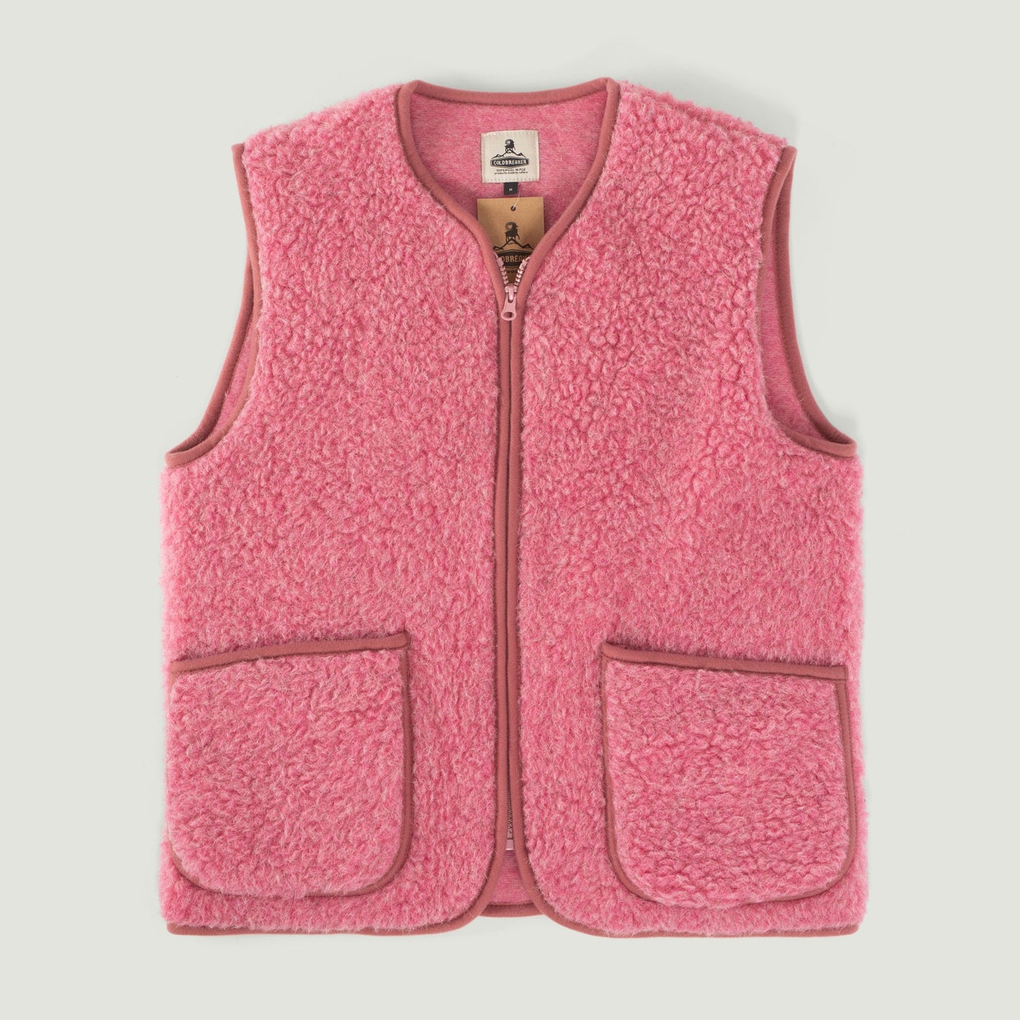 COLDBREAKER - Pink Sleeveless Jacket