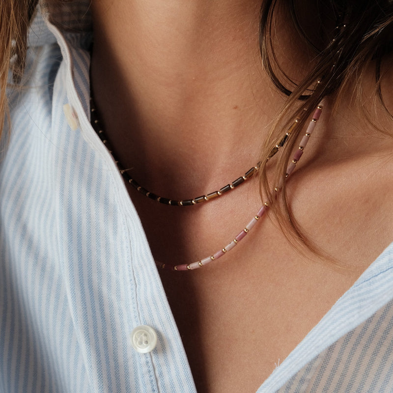 CAMILLE COLETTE STUDIO - COLLIER BAIA OEIL DU TIGRE