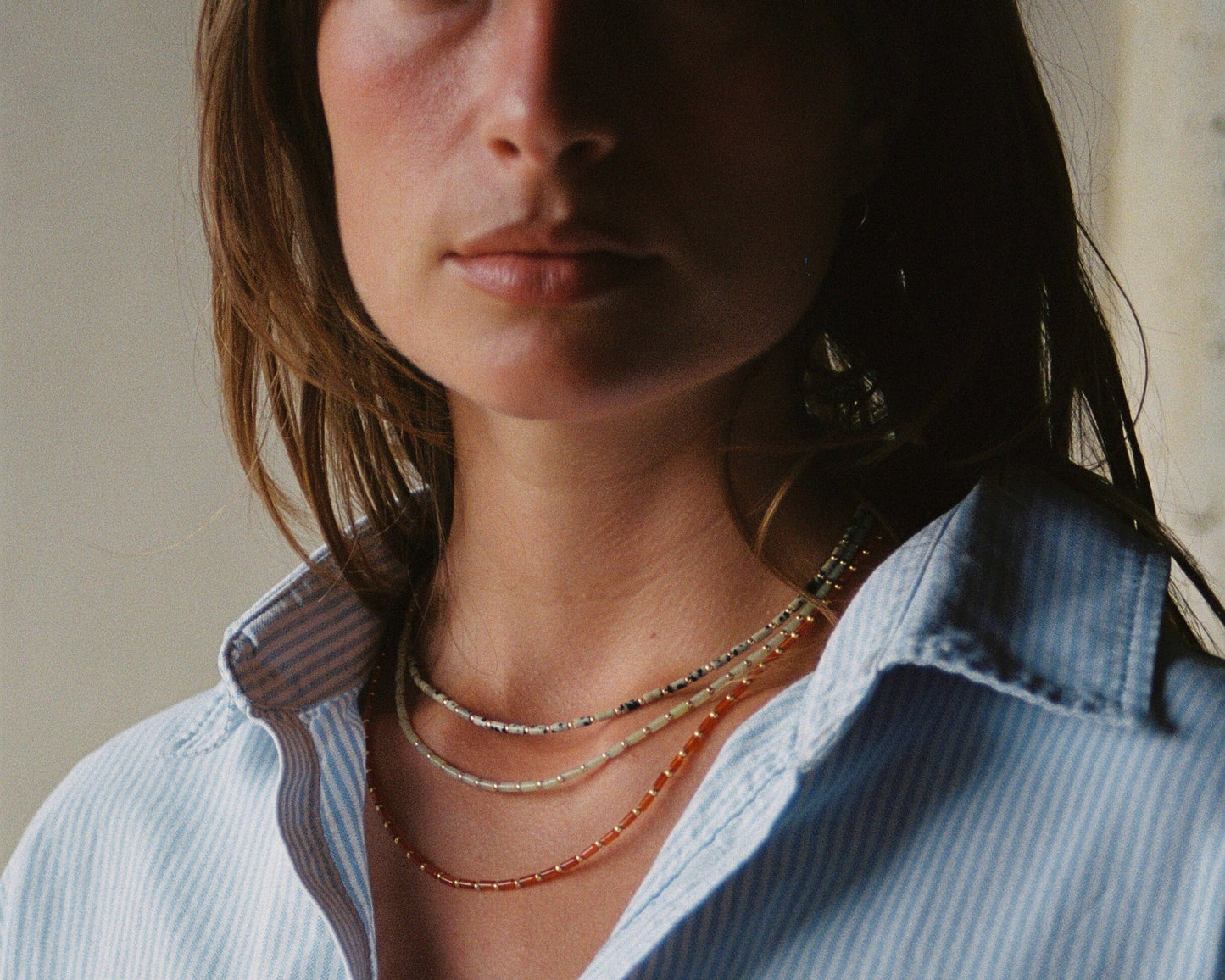 CAMILLE COLETTE STUDIO - Baia Jasper Dalmatian Necklace