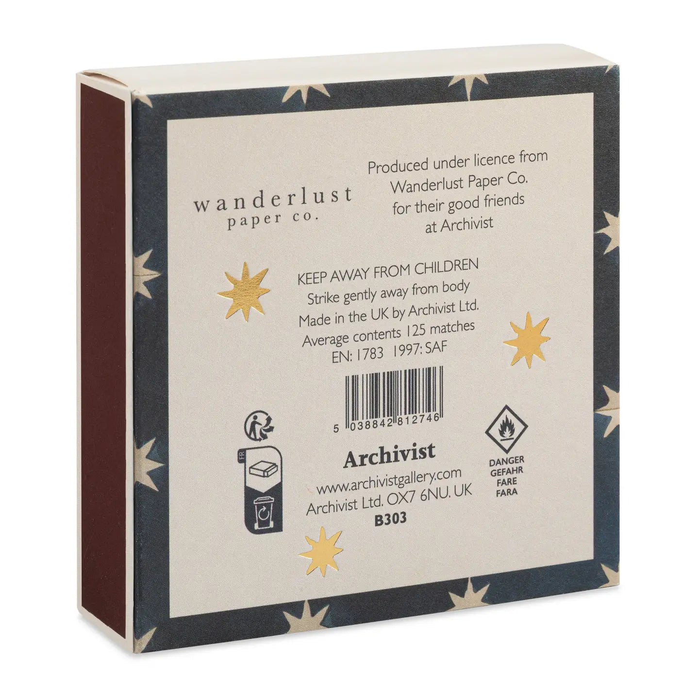 ARCHIVIST GALLERY - ALLUMETTES NAVY