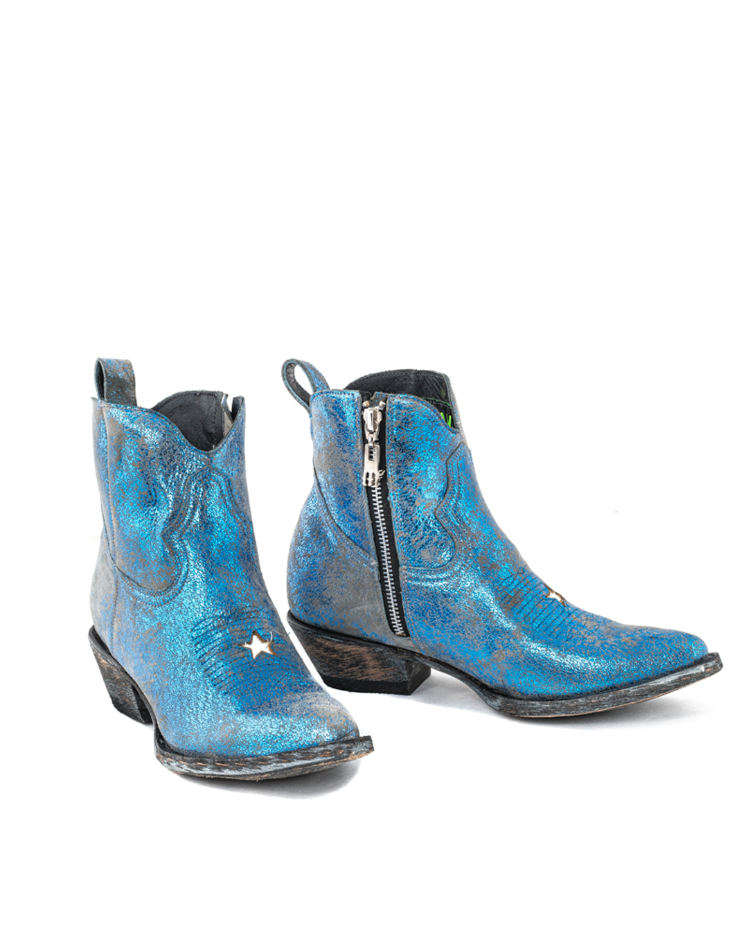 MEXICANA Maya Star Azul Blanco L Ile Bleue