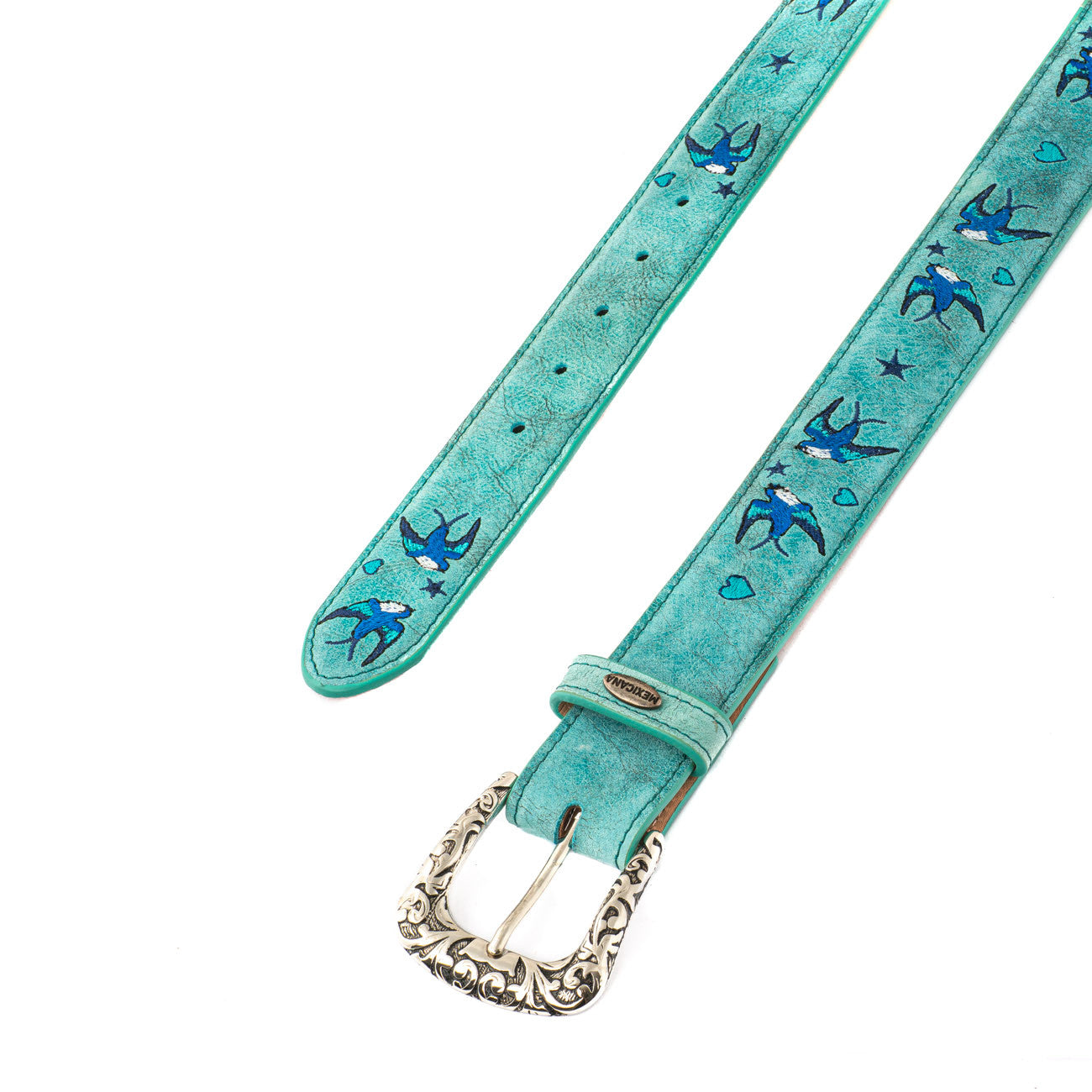 MEXICANA - Golondrina Sonora Turquesa Belt