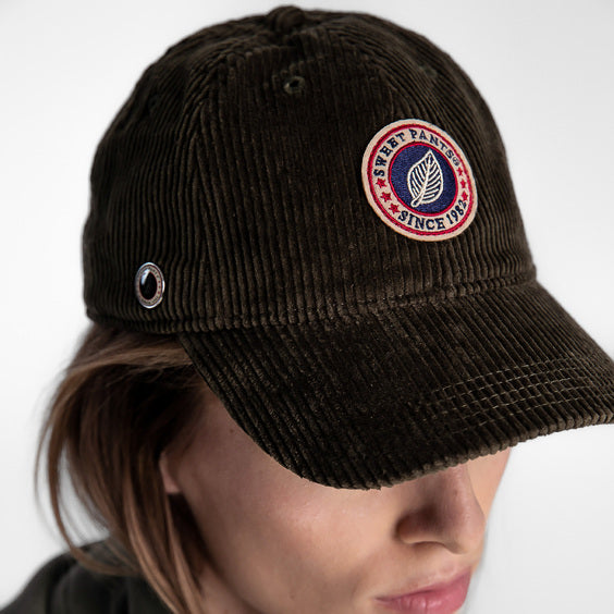 SWEET PANTS - Casquette Velour Army