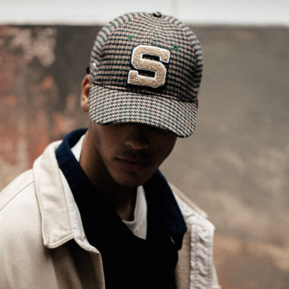 SWEET PANTS - Casquette Tweed Blue Green